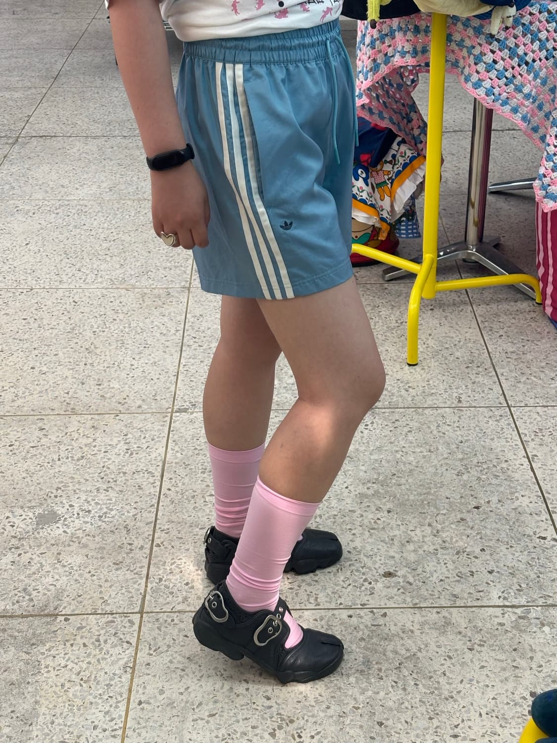 Vintage Adidas Nylon Blue Shorts 상품이미지6