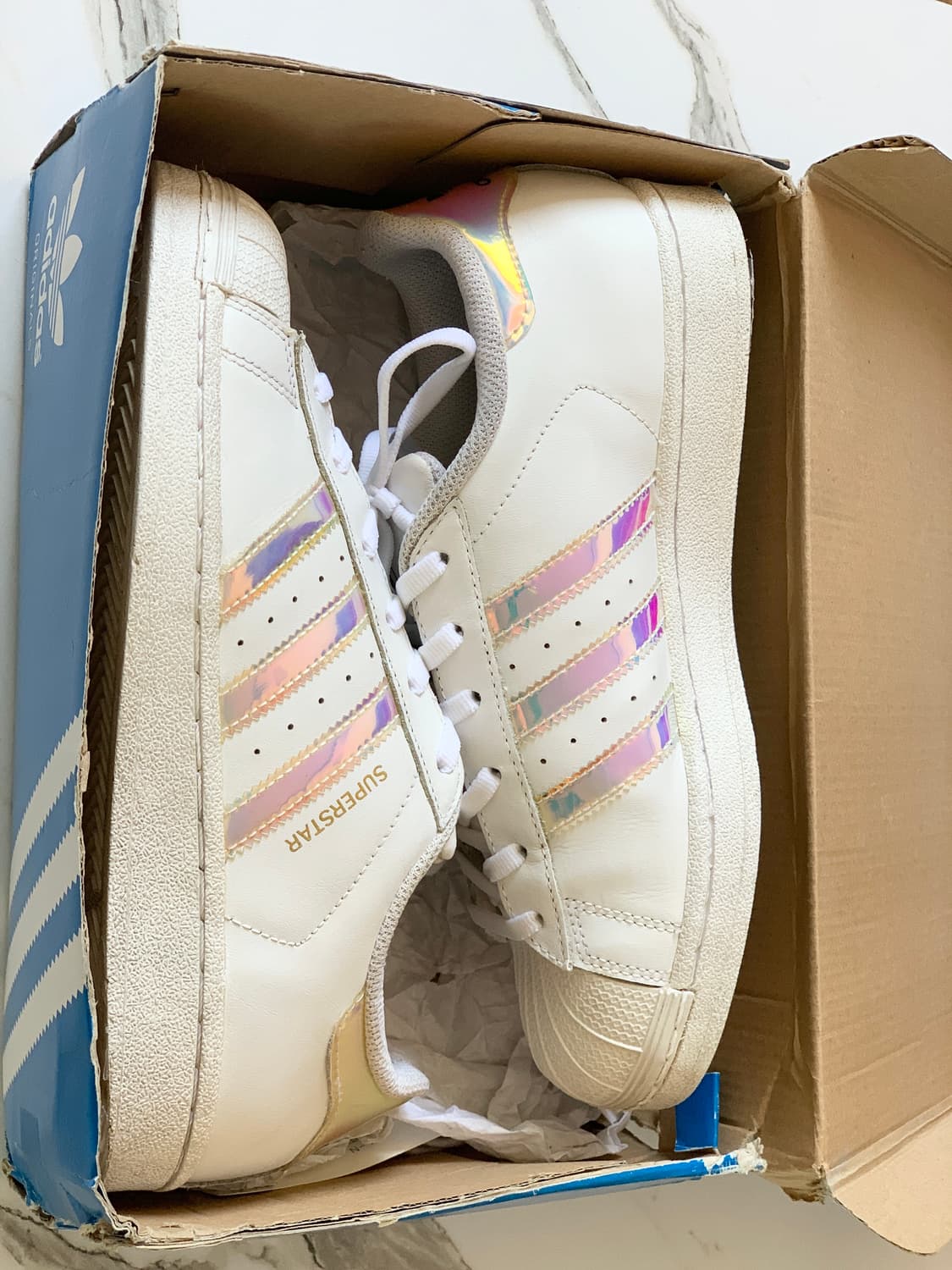 245 정품 아디다스 슈퍼스타 홀로그램 상품이미지2