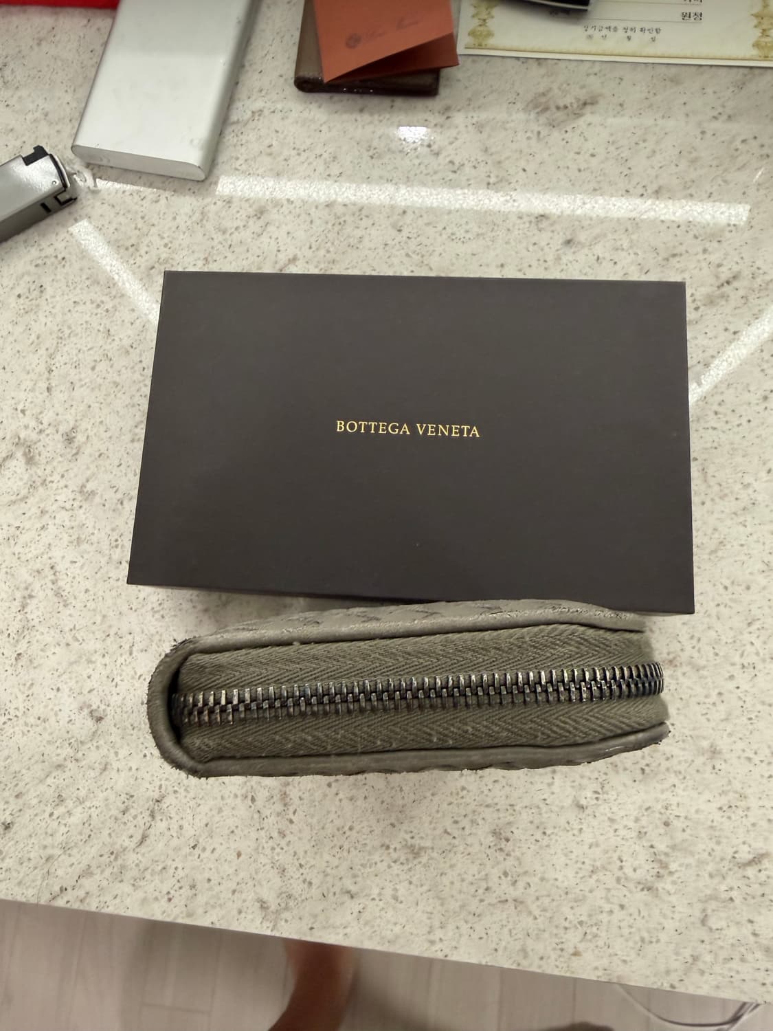 보테가베네타 인트레치아토 집업 장지갑 상품이미지4