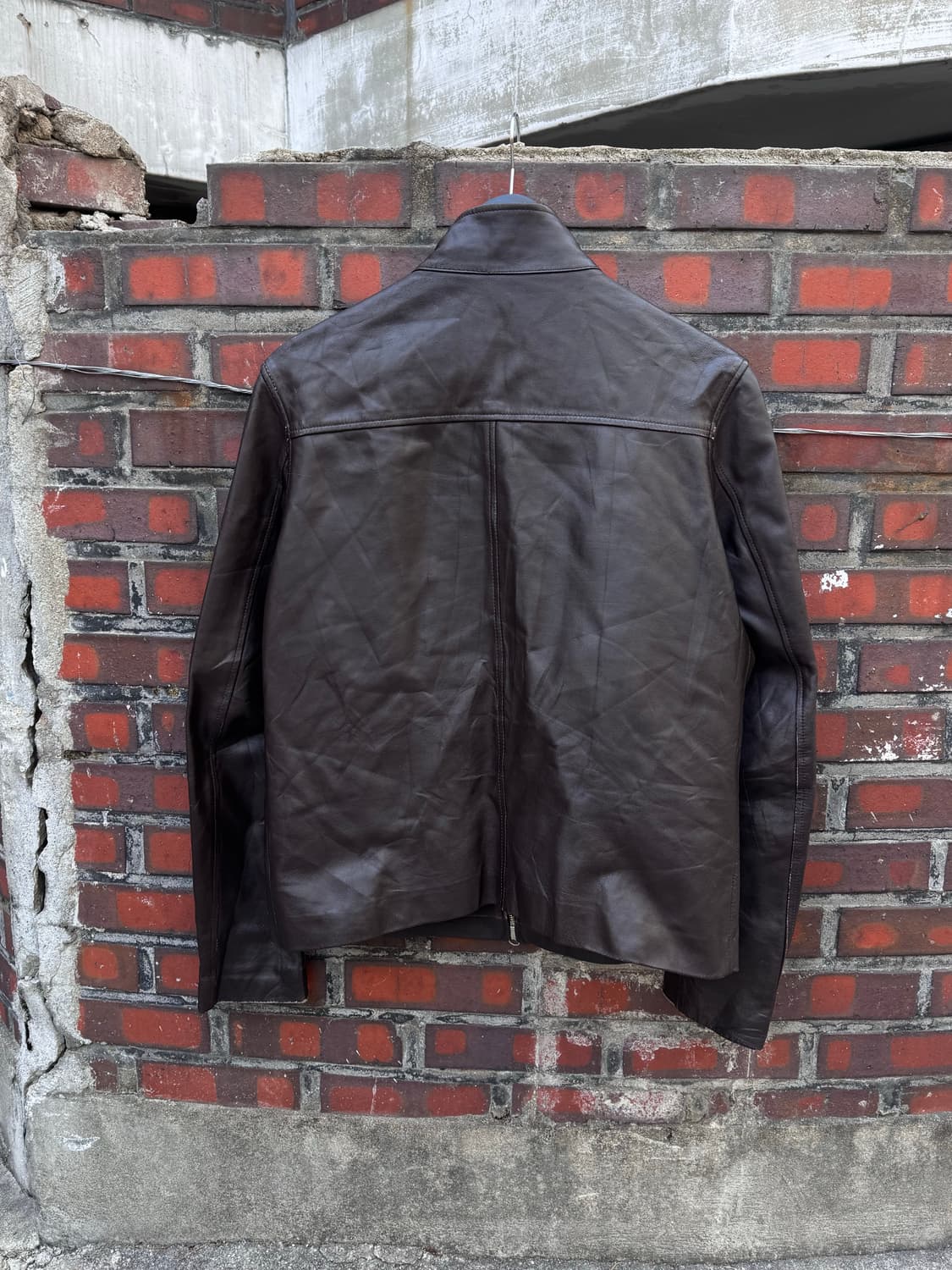 레이지블루 투웨이 램스킨 라이더 가죽자켓  상품이미지8