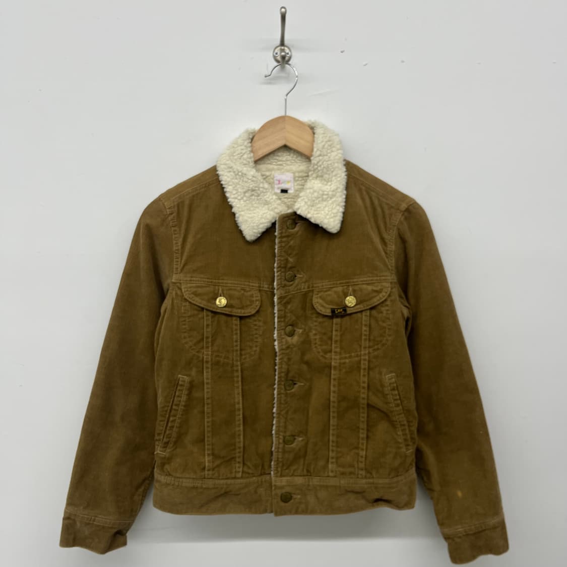 Lee 리 코듀로이 쉐르파 자켓 브라운 여xs 상품이미지1