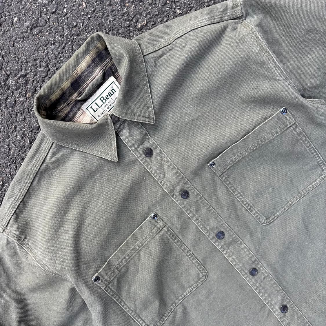 올드 엘엘빈 헤비코튼 셔츠 상품이미지4