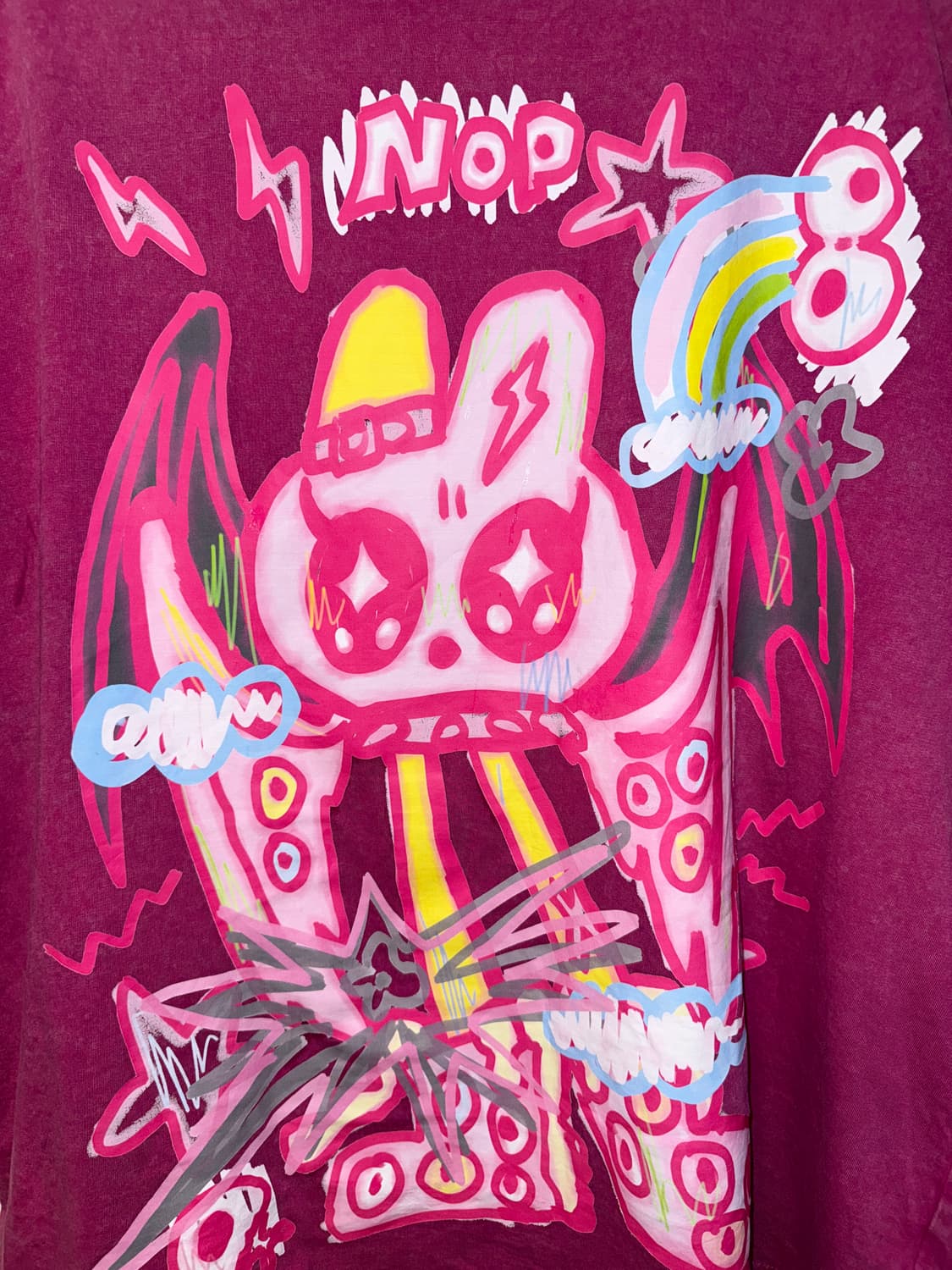 NOP(unique) graffiti lovitys over t/ops 상품이미지2