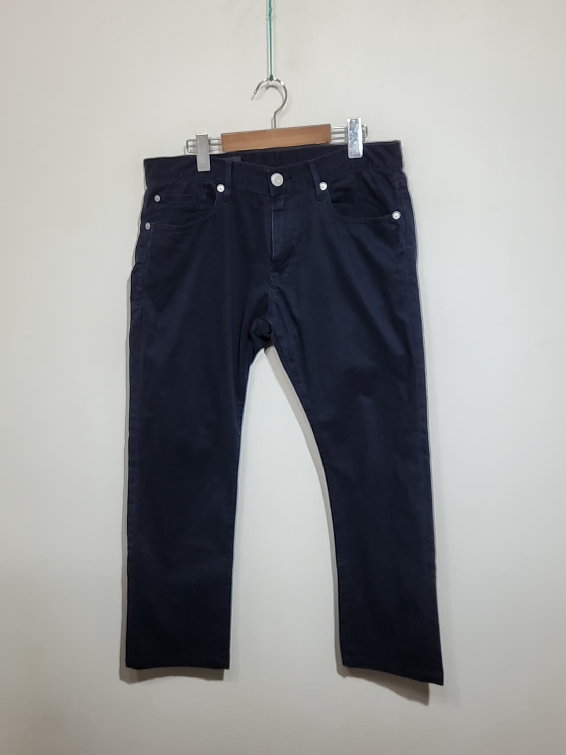 (33) 아르마니 익스체인지 면바지 네이비 스판 치노팬츠  상품이미지1