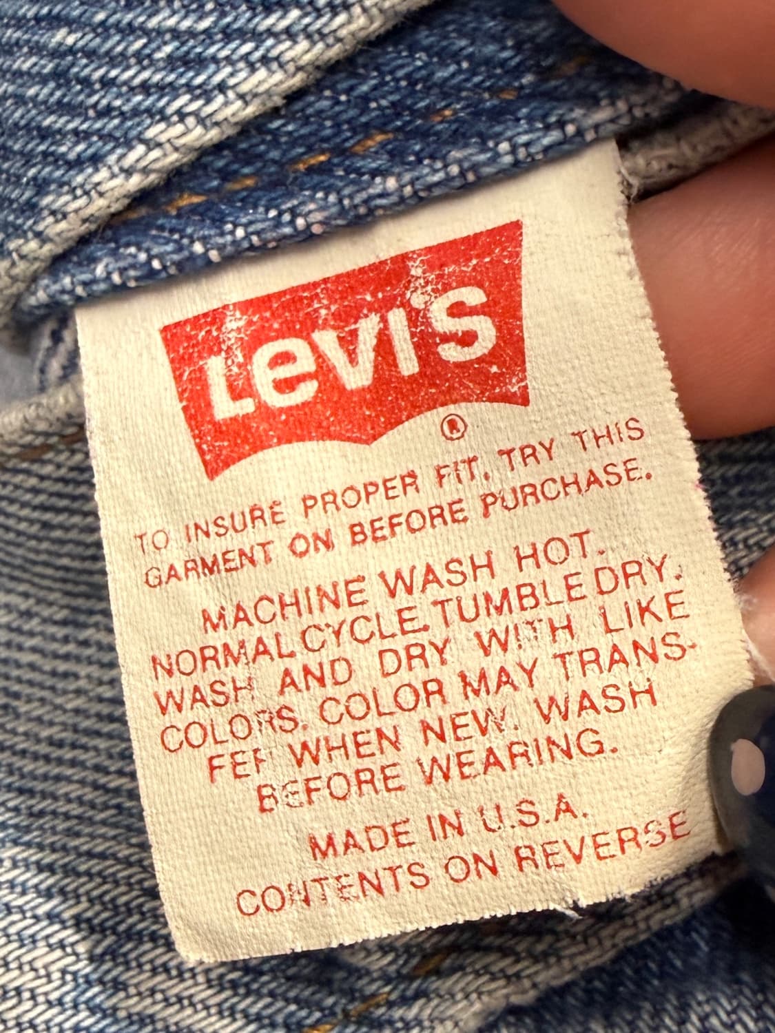 Levis 리바이스 3D 아이즈 커스텀 데님 자켓 상품이미지6