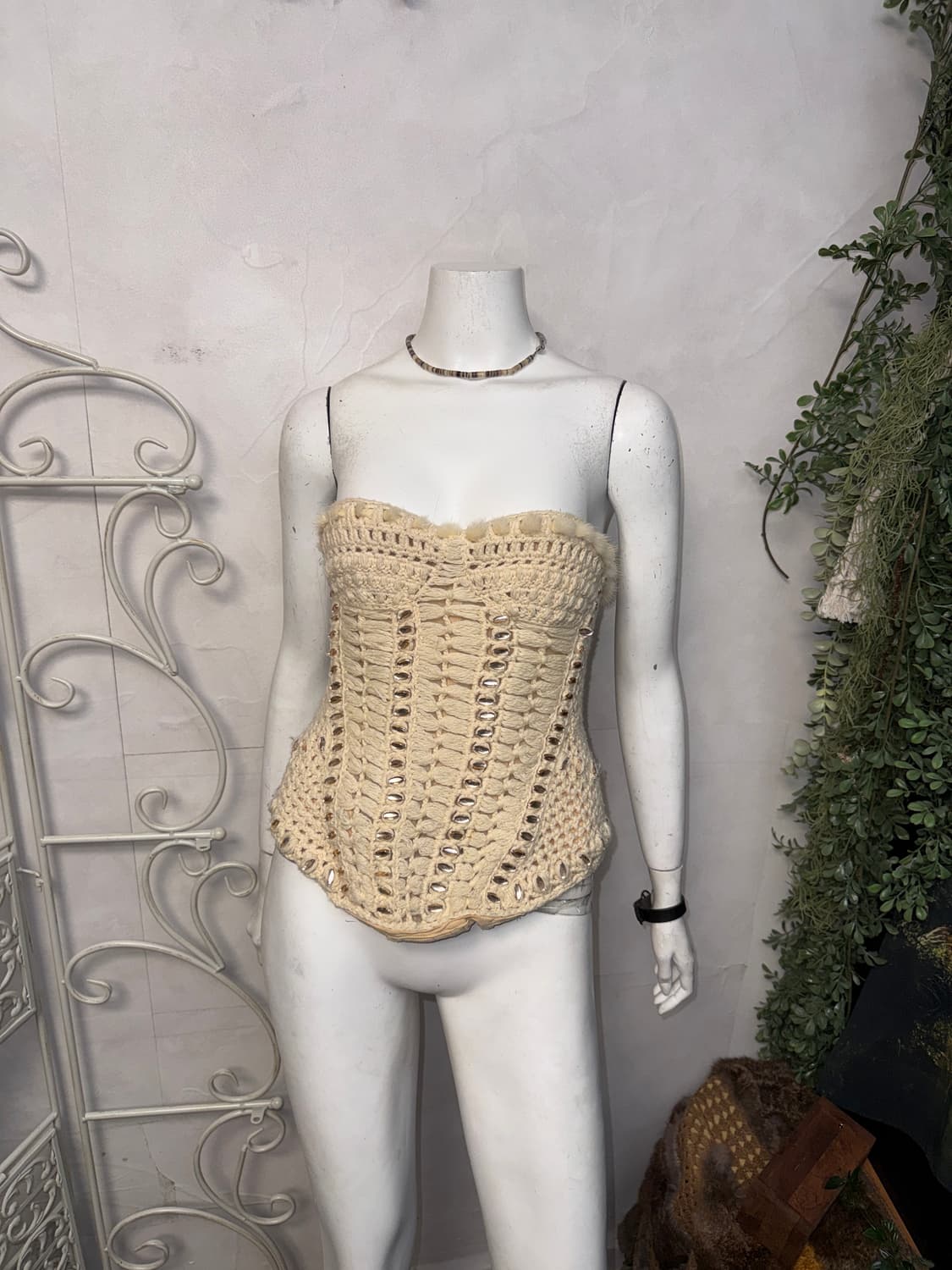 Roberto Cavalli 2005 crochet corset 상품이미지3