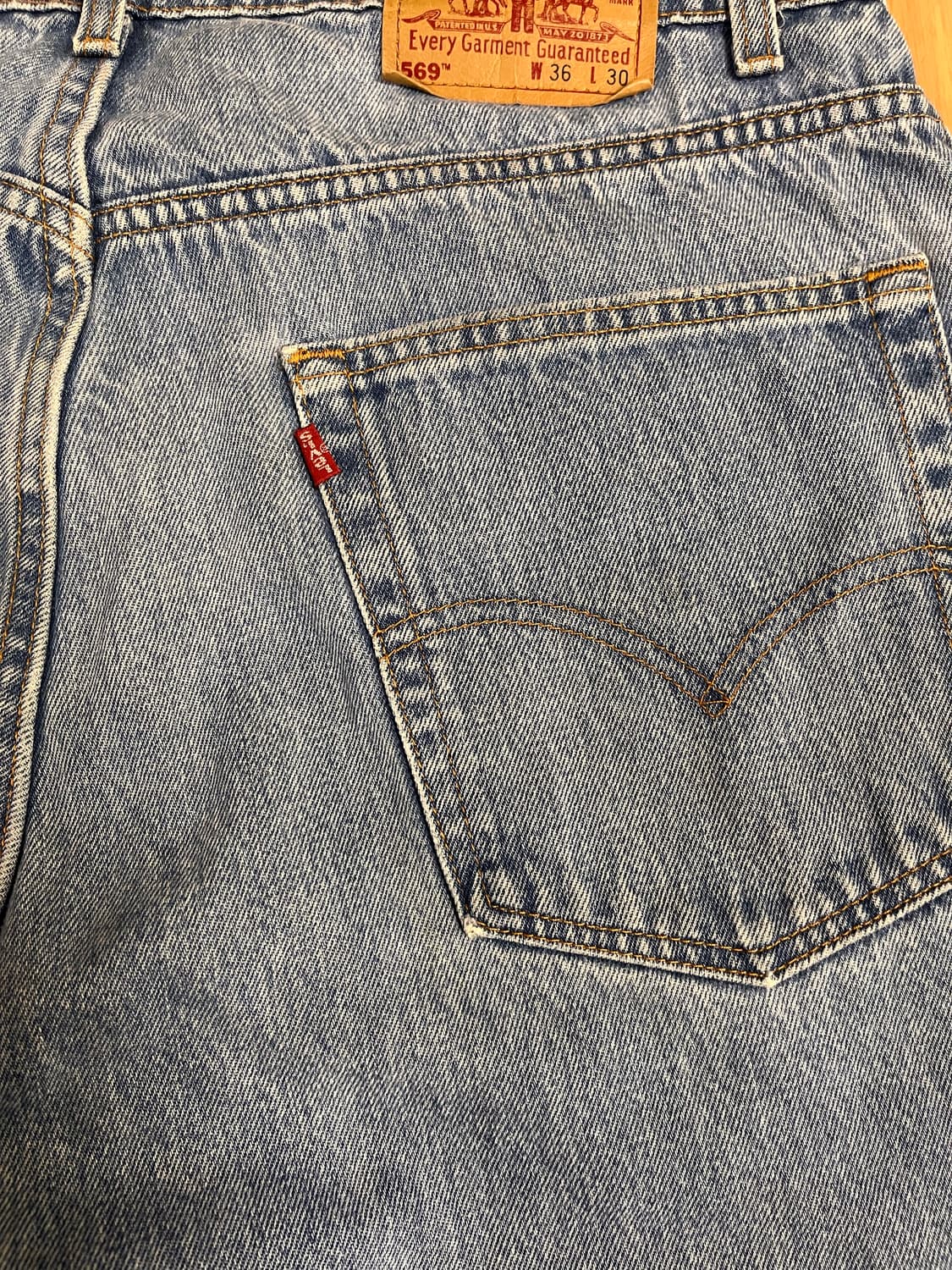 리바이스 569 라지 스트레이트 36x30 상품이미지4