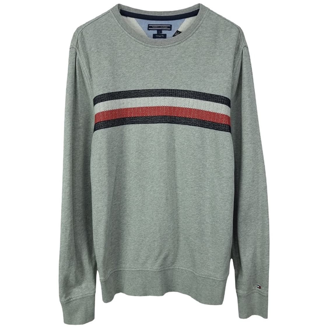 [타미힐피거] 빈티지 빅로고 맨투맨 그레이 M19262 상품이미지2