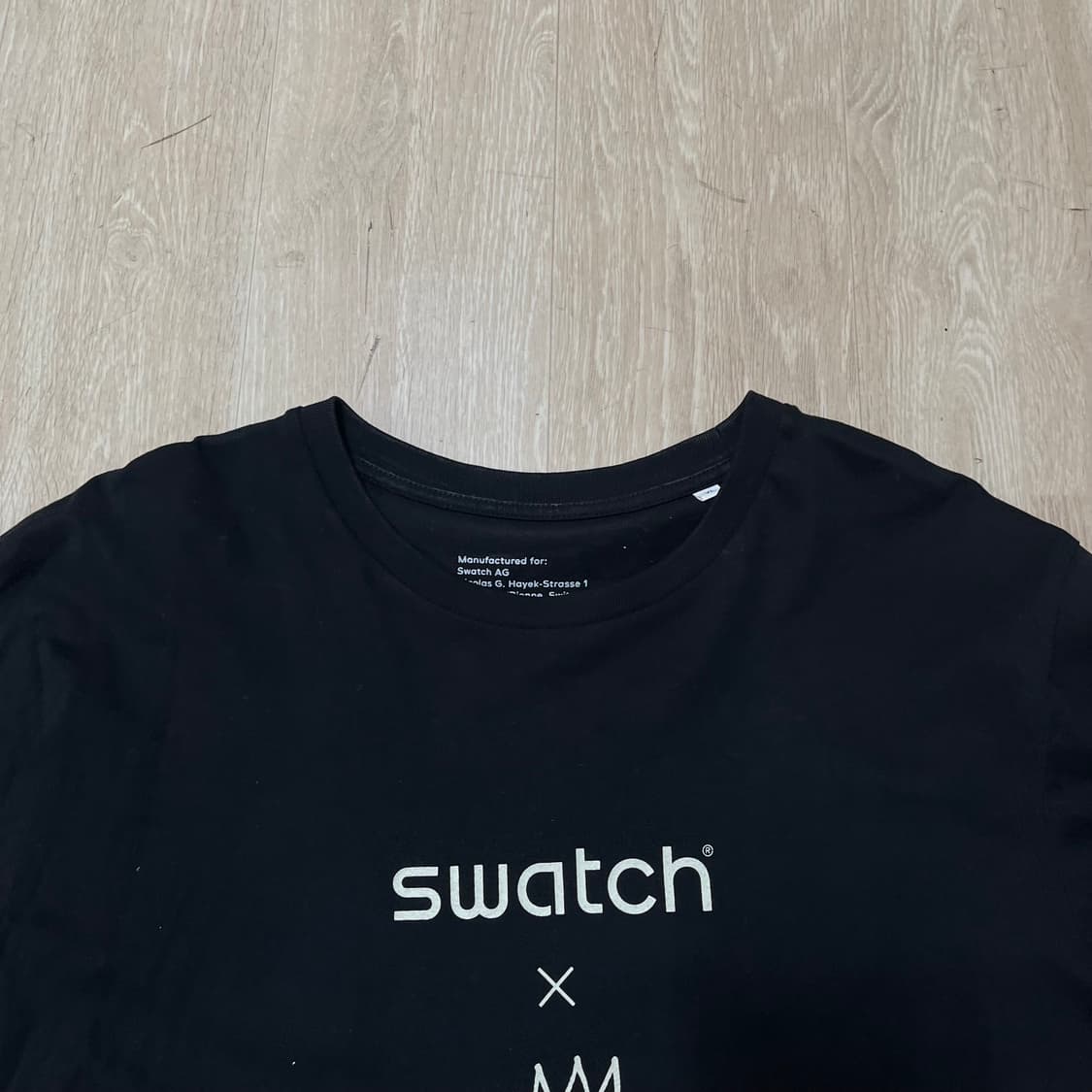 스와치 X 장 미셸 바스키아 빅로고 반팔티 XL/105 상품이미지2