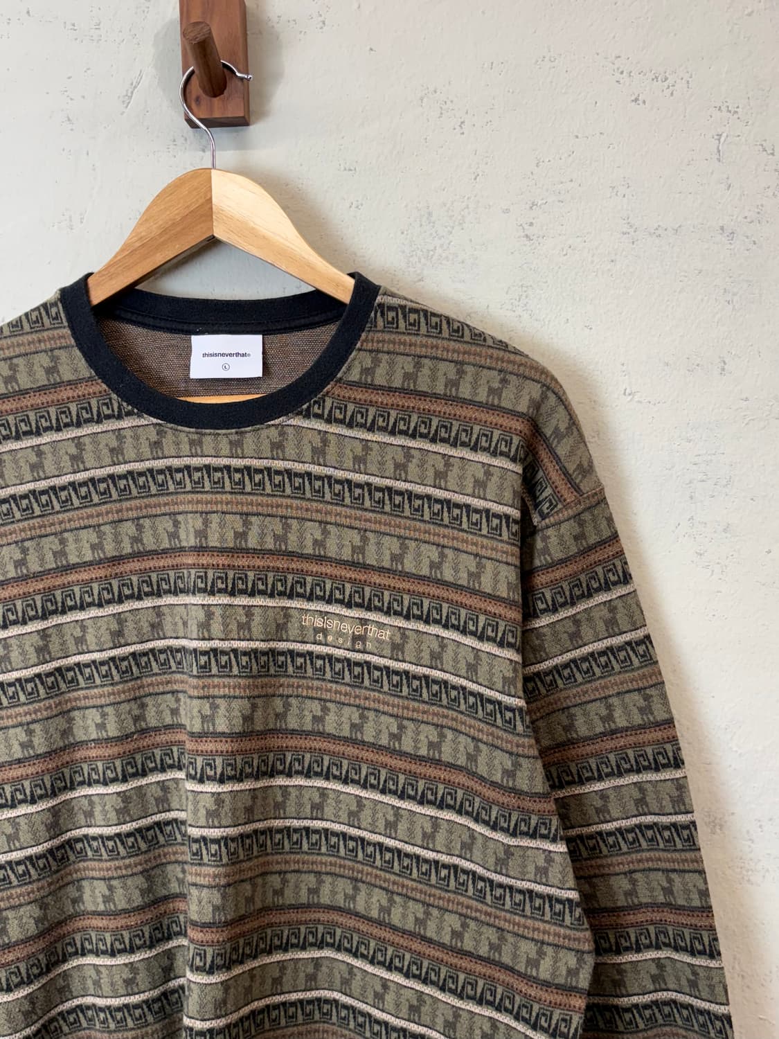 디스이즈네버댓 패턴 스트라이프 티셔츠 상품이미지2