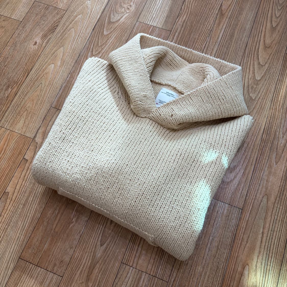 비즈빔 23aw 앰플러스 니트 아이보리 상품이미지2