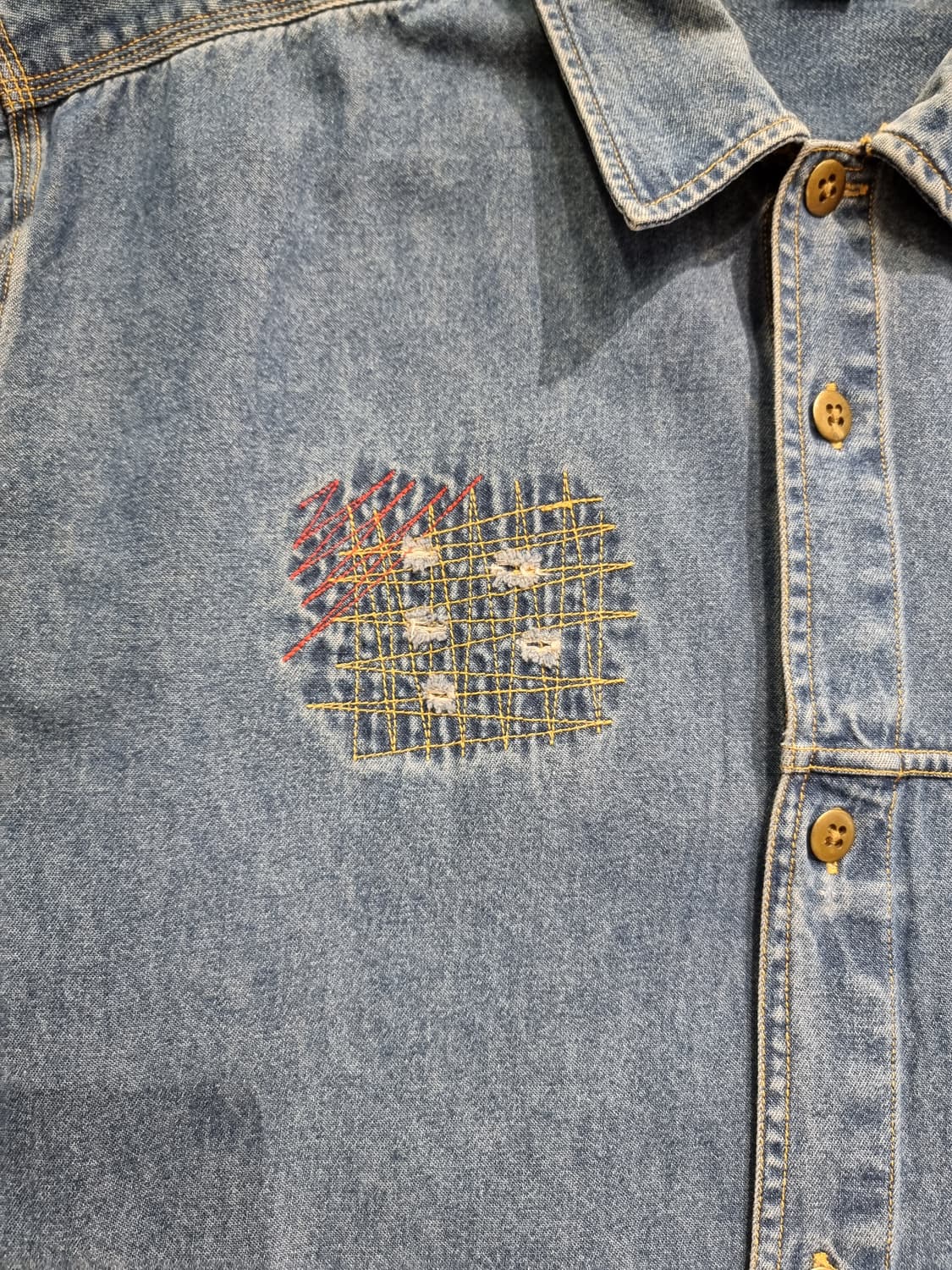 JPN vintage 데님셔츠  상품이미지3