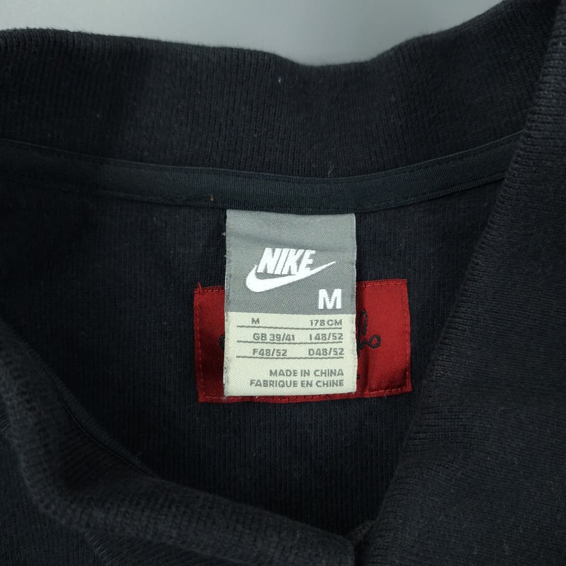 나이키 피그먼트 블랙 핑크 화이트 호나우지뉴 올드스쿨 카라넥 럭비티 상품이미지6