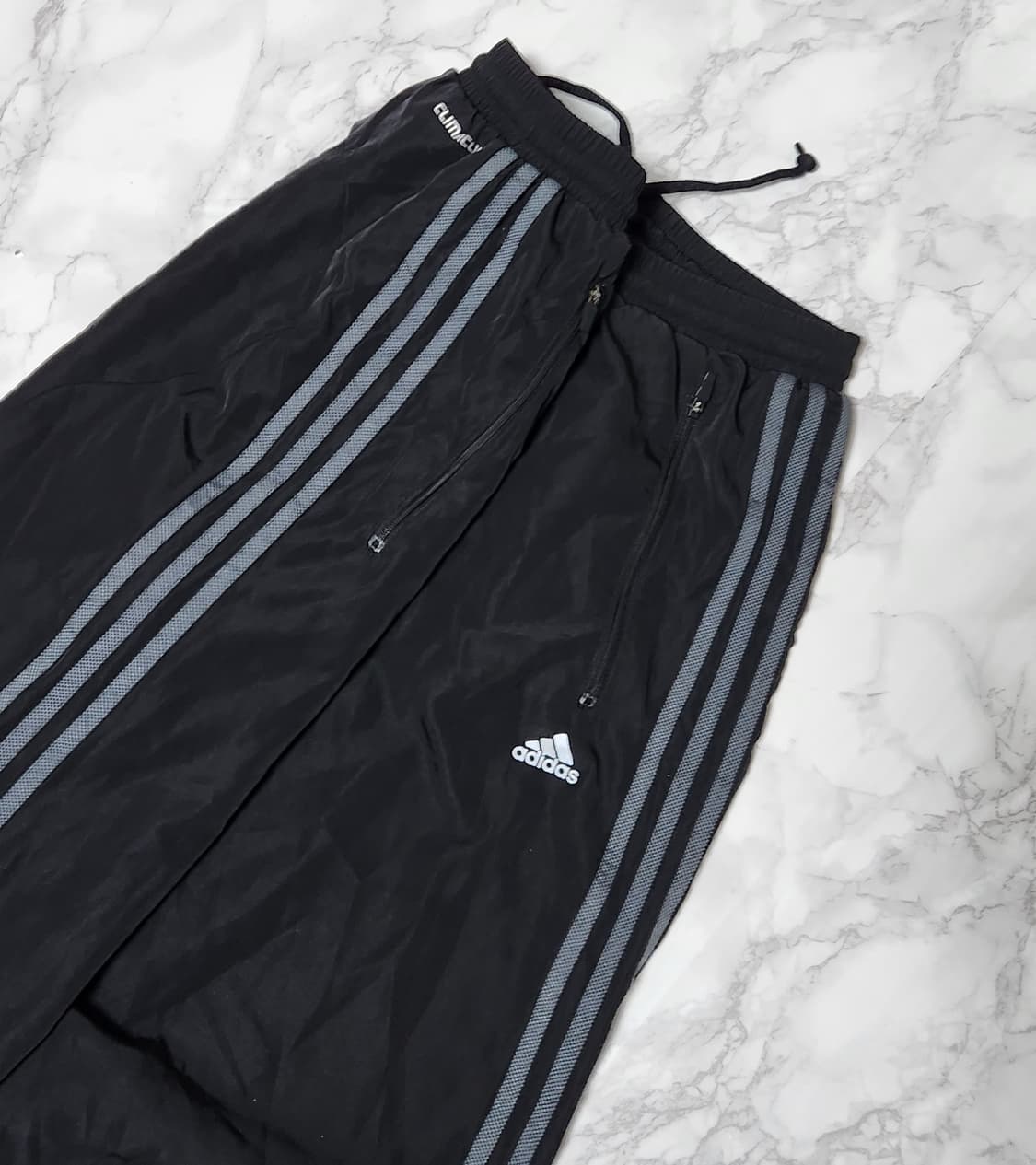 아디다스 삼선 트랙팬츠 바람막이 와이드 바지 상품이미지4