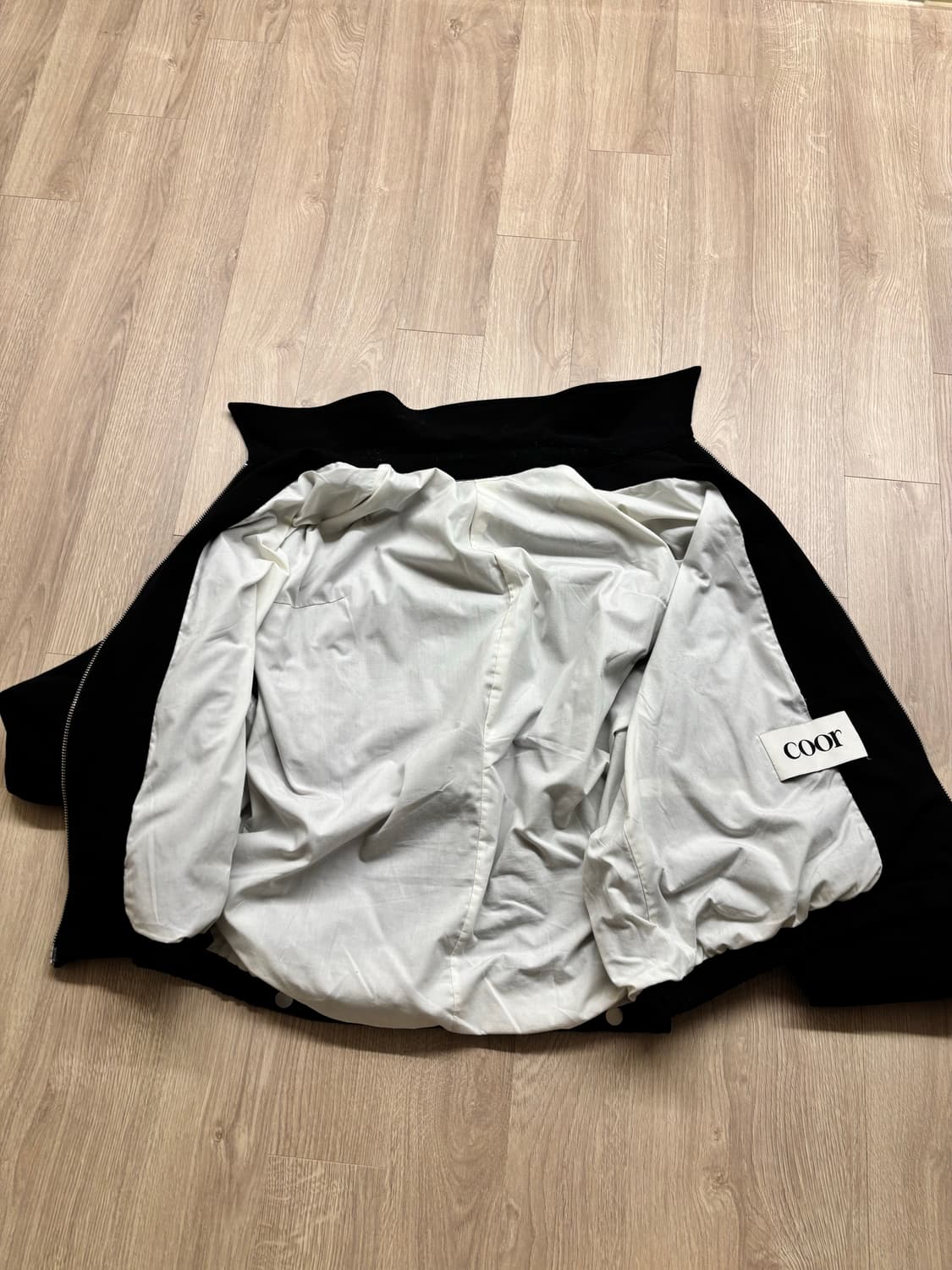 COOR 블랙 봄버 자켓 상품이미지7