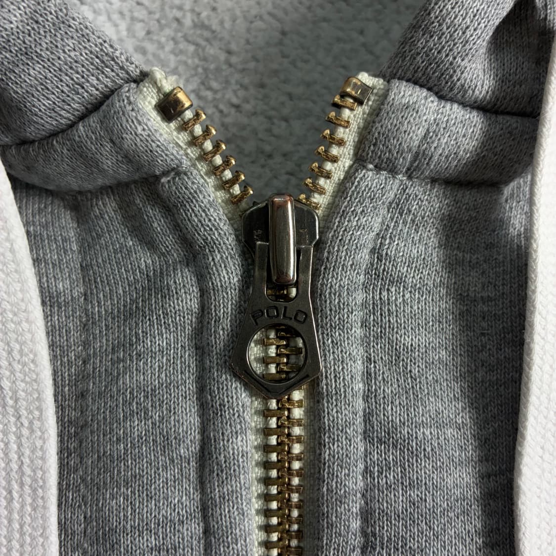 Polo  폴로 랄프로렌 자수 코튼 그레이 후드집업  상품이미지4