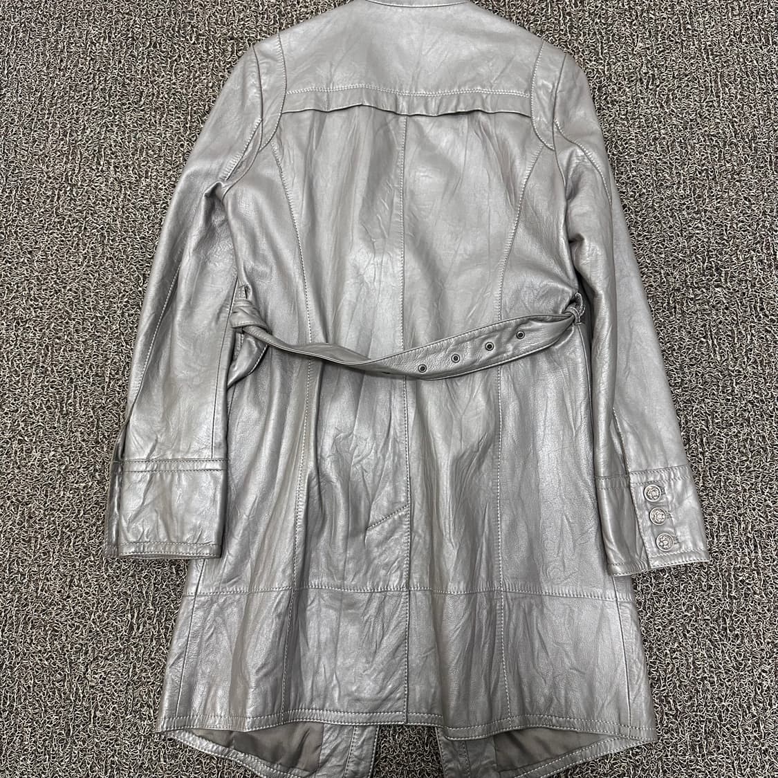 ANNE KLEIN 앤클라인 여성 양가죽 롱코트 자켓 88사이즈 상품이미지5