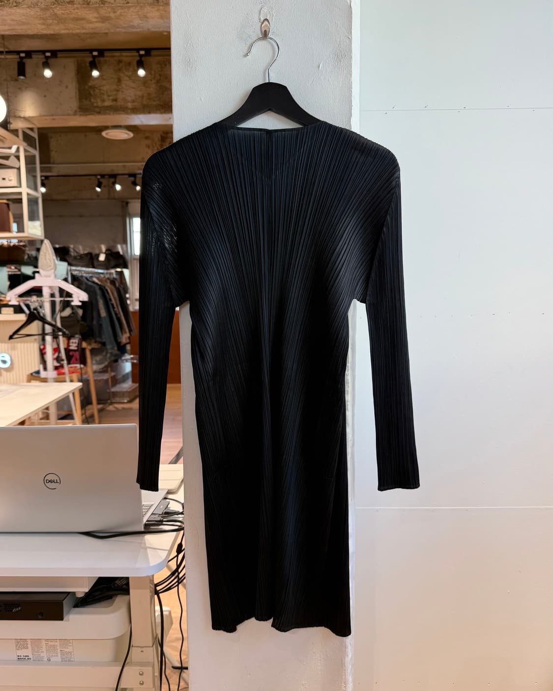 플리츠플리즈 블랙 링컬 오픈 자켓 상품이미지7