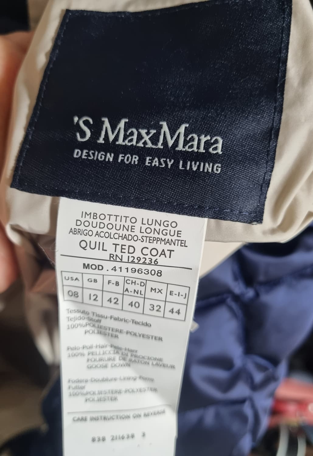 정품) 막스마라 더 큐브 리버서블 패딩  상품이미지10