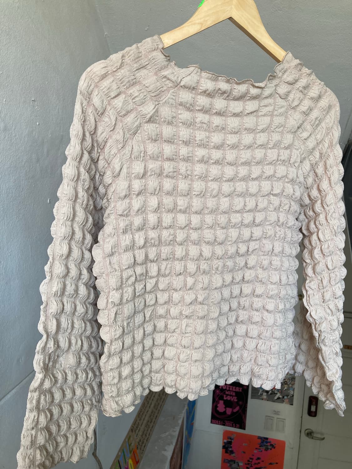 베이직 긴팔 구름 블라우스 상품이미지6