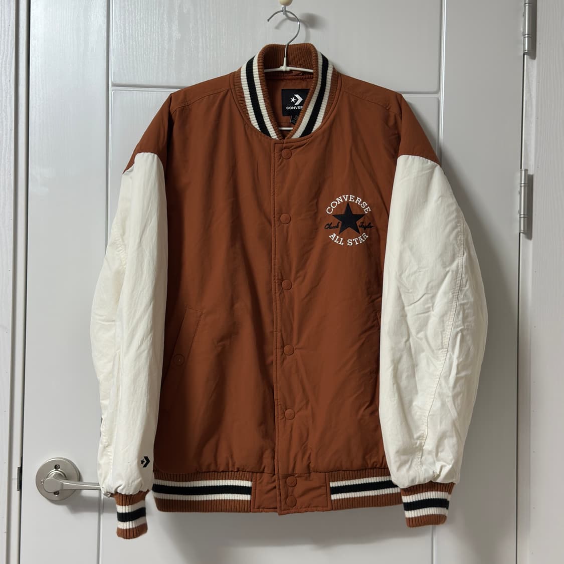 컨버스 올스타 바시티 자켓 브라운 상품이미지2