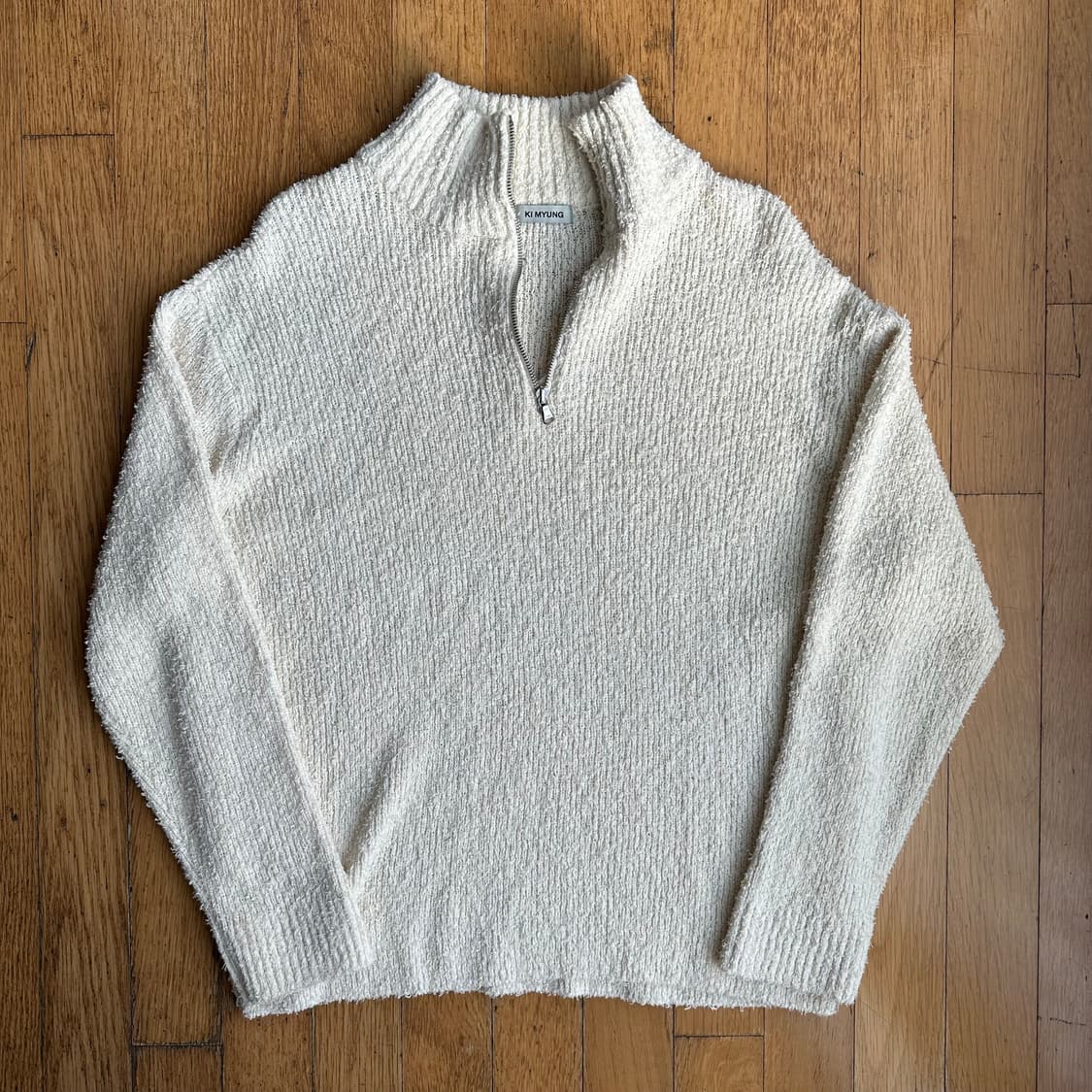 KI MYUNG cotton terry zip up knit 상품이미지1