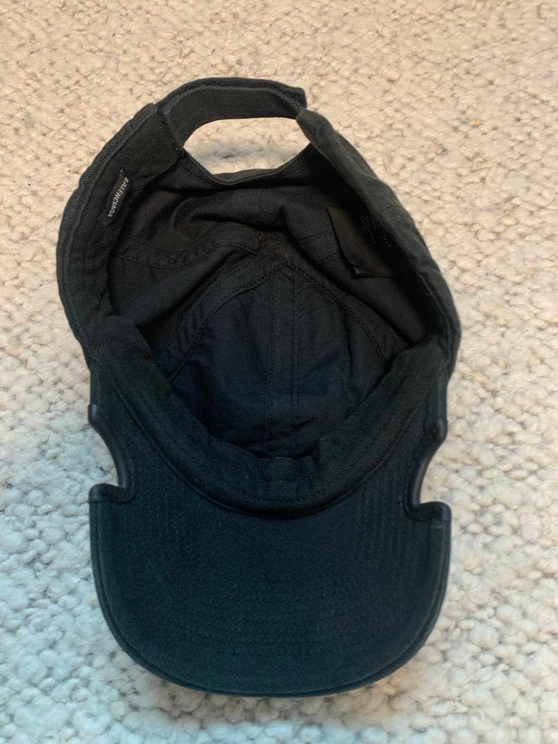 Balenciaga 3B Sports Icon Cap Black Red 상품이미지4