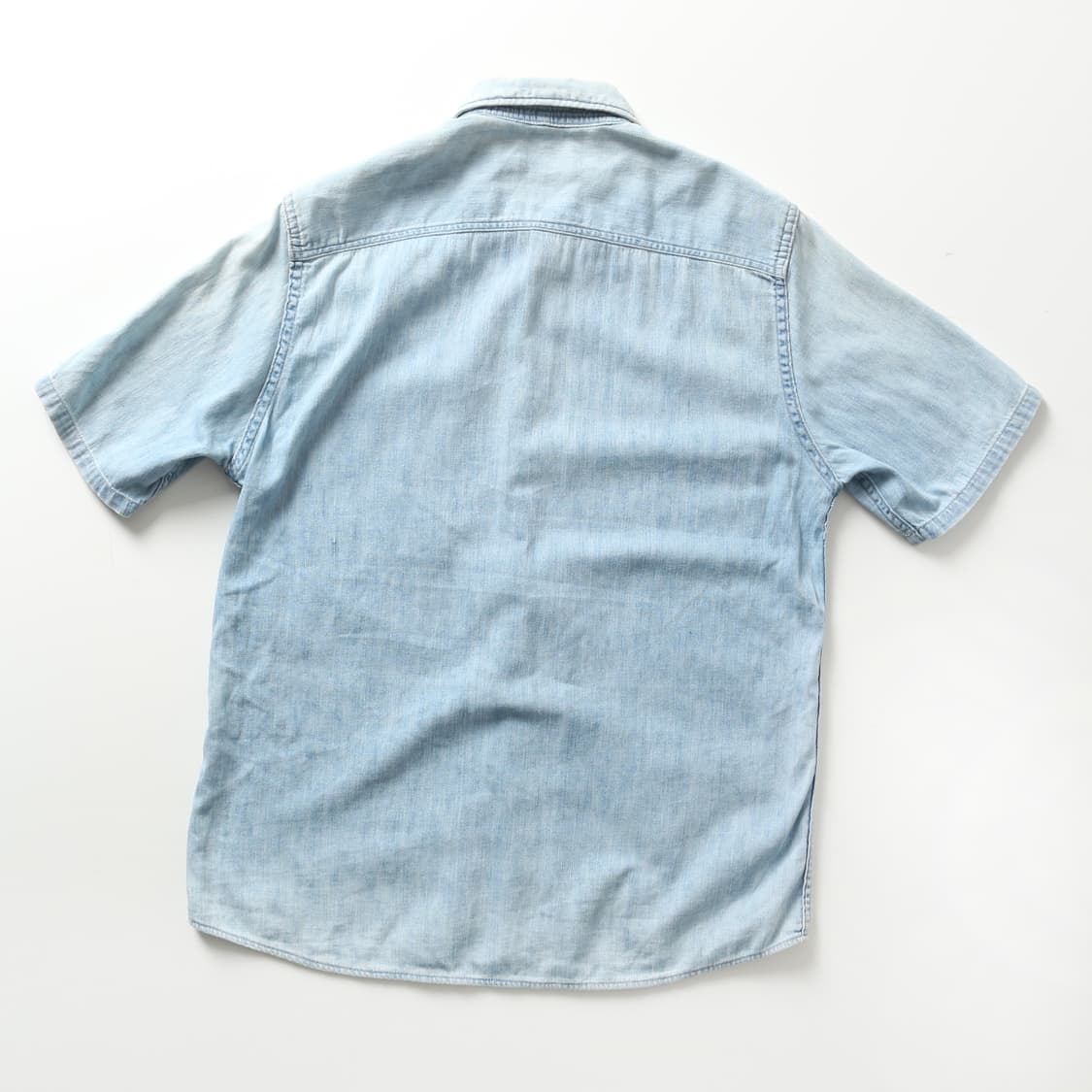 블루블루 라이트 데님 하프셔츠   상품이미지6