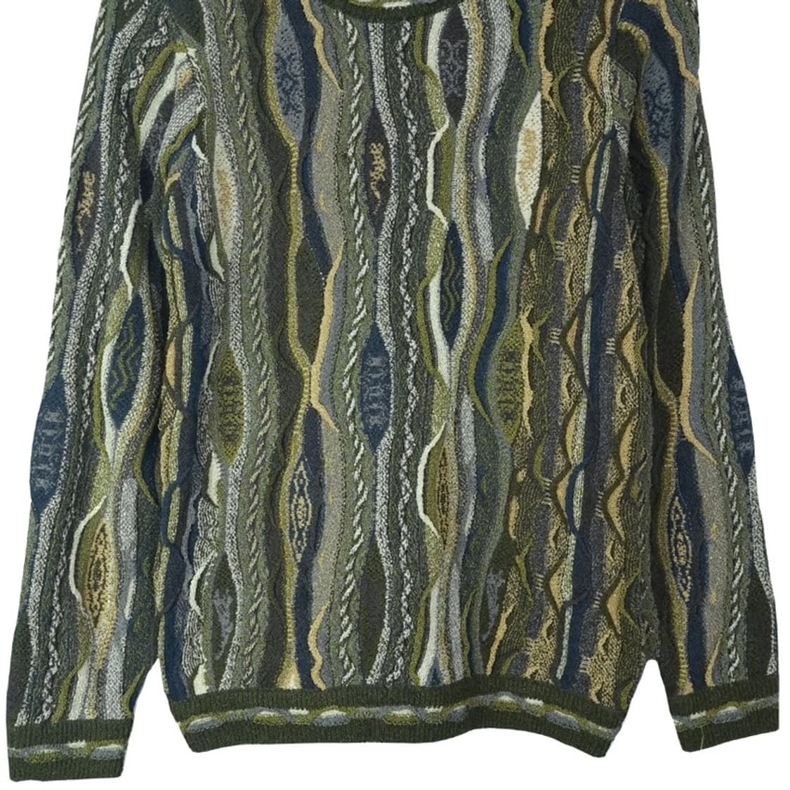 [빈티지] 에스닉 3D 케이블 쿠지맛 니트 M17821 상품이미지5