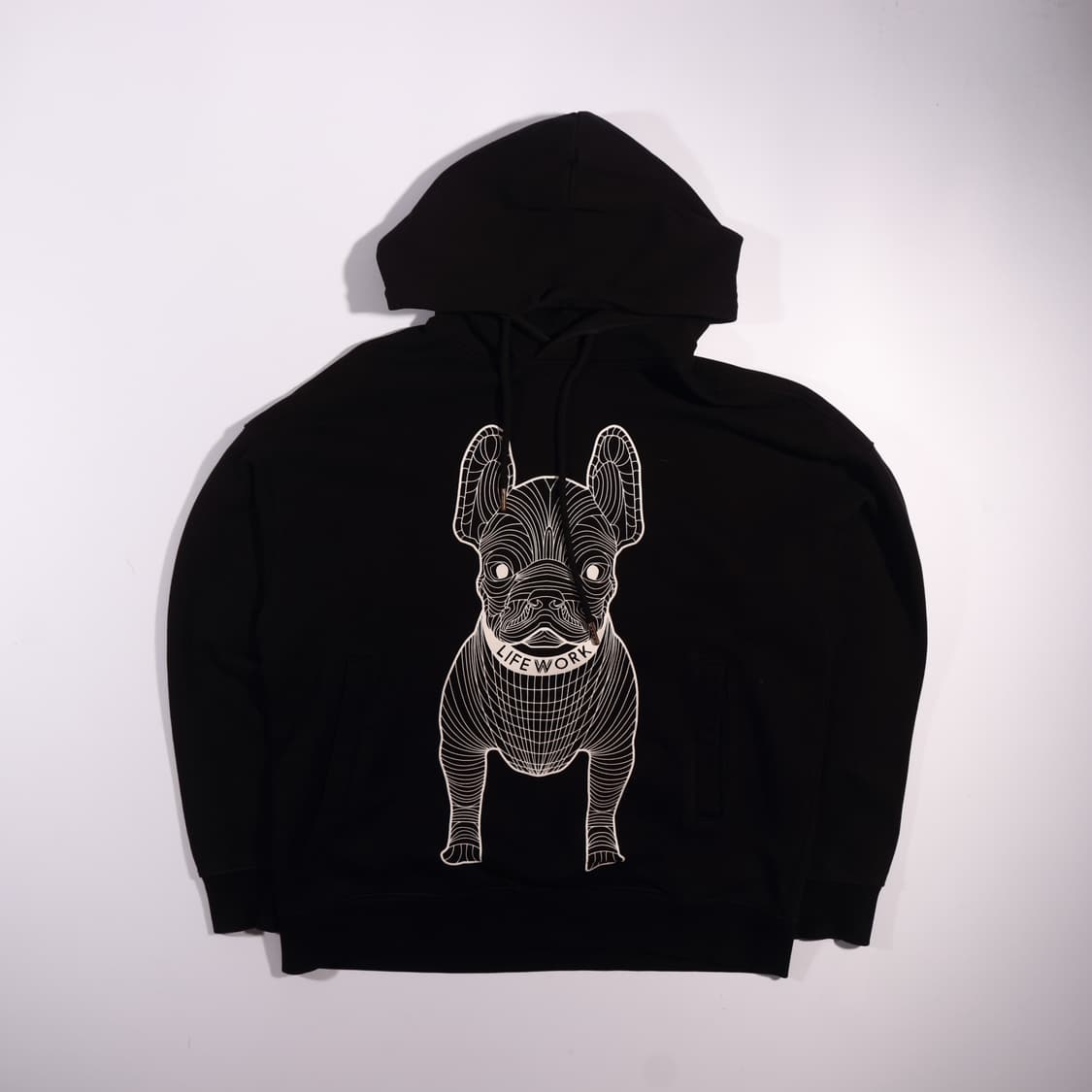 LIFEWORK 프린팅 후드티 B704 상품이미지1