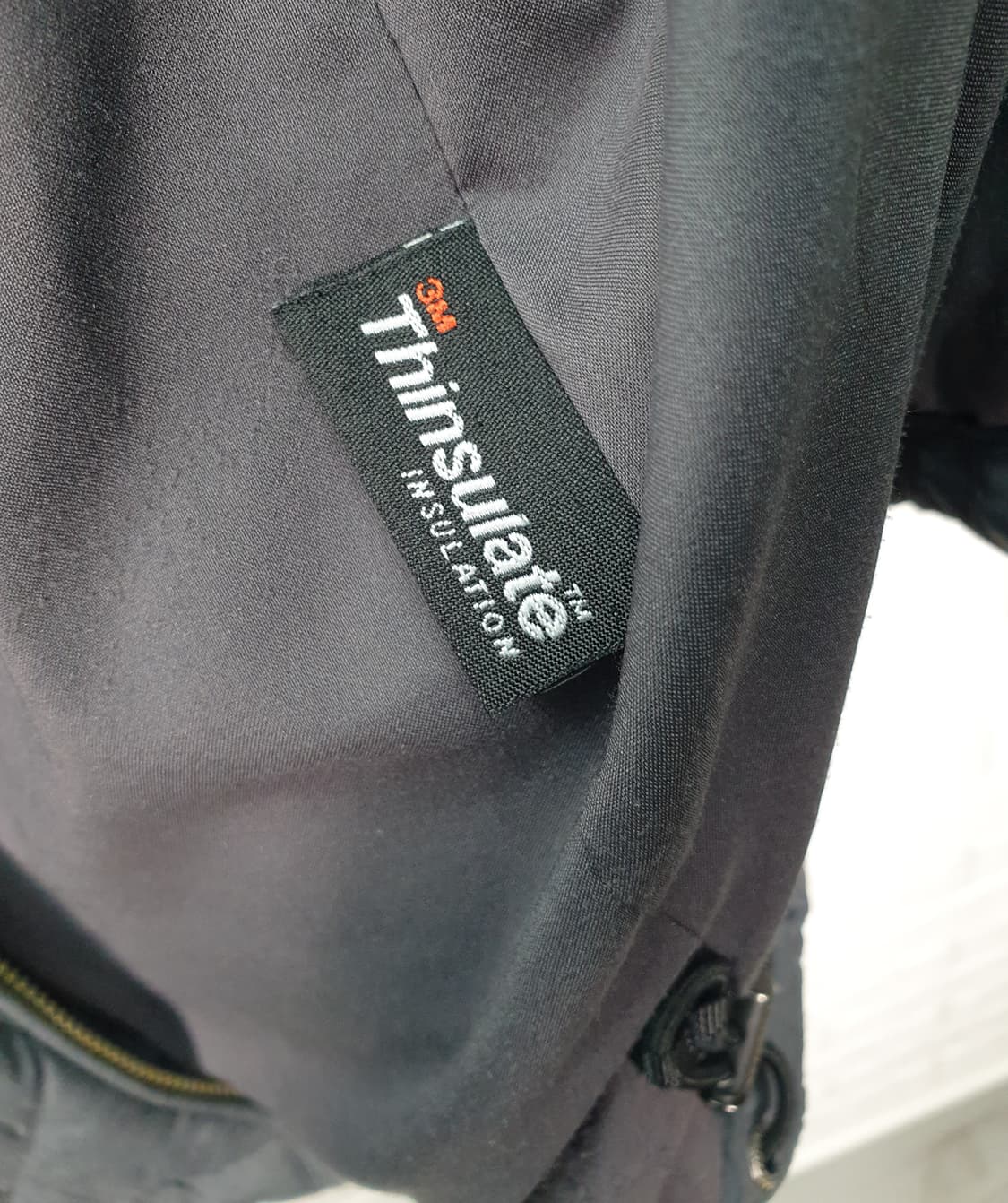 [100]빈폴 다이아 퀼팅 블루종 상품이미지4