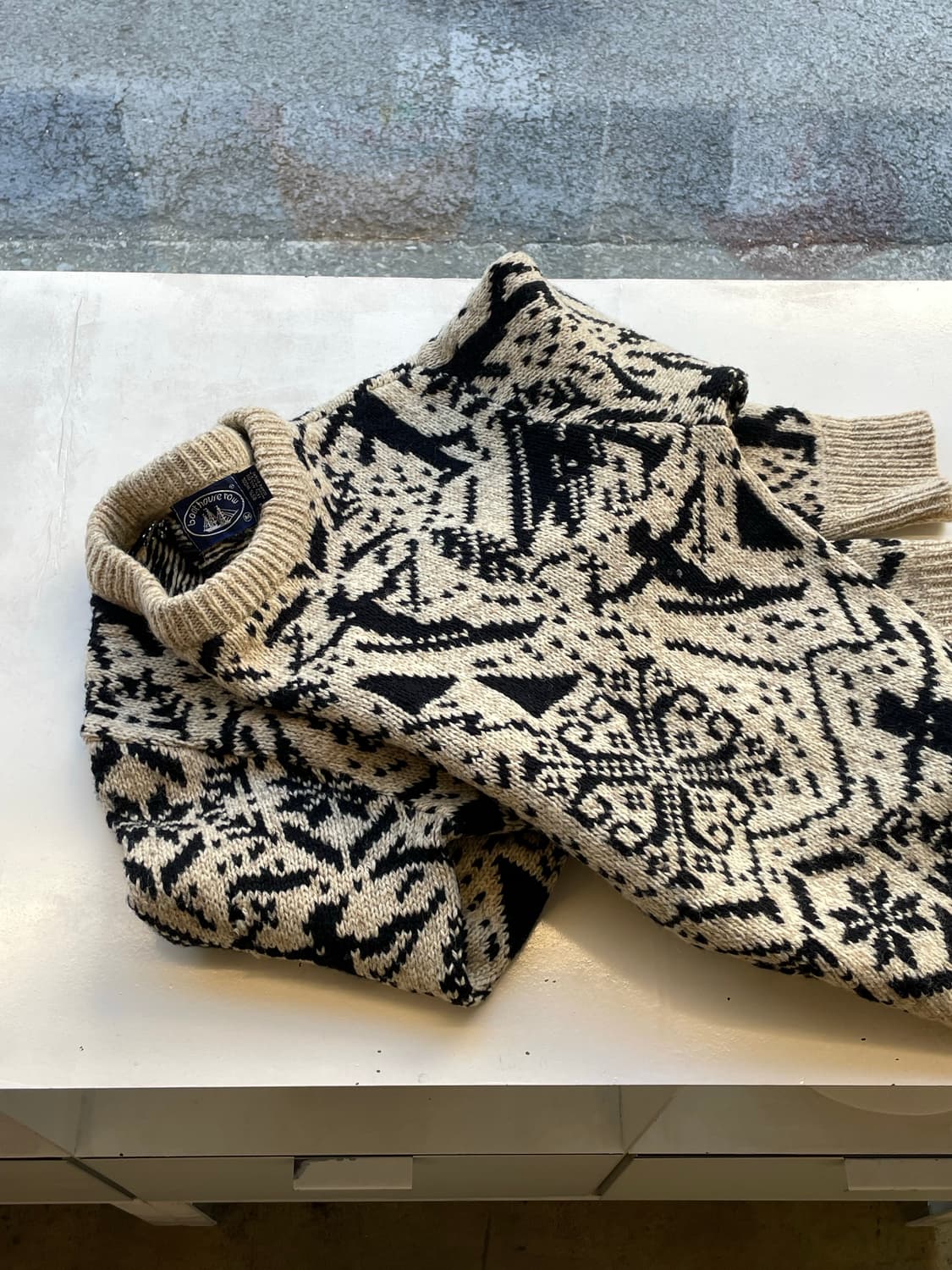 90’s USA Boathouse “SKI” wool sweater  상품이미지3