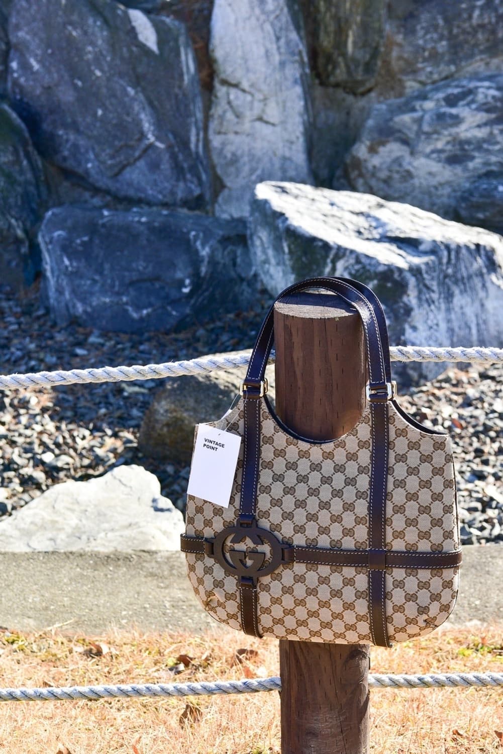 구찌 GG 모노그램 로얄 호보백(정품) 상품이미지1