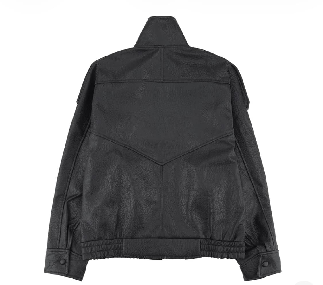 자라 포우 레더 자켓 블랙 상품이미지2