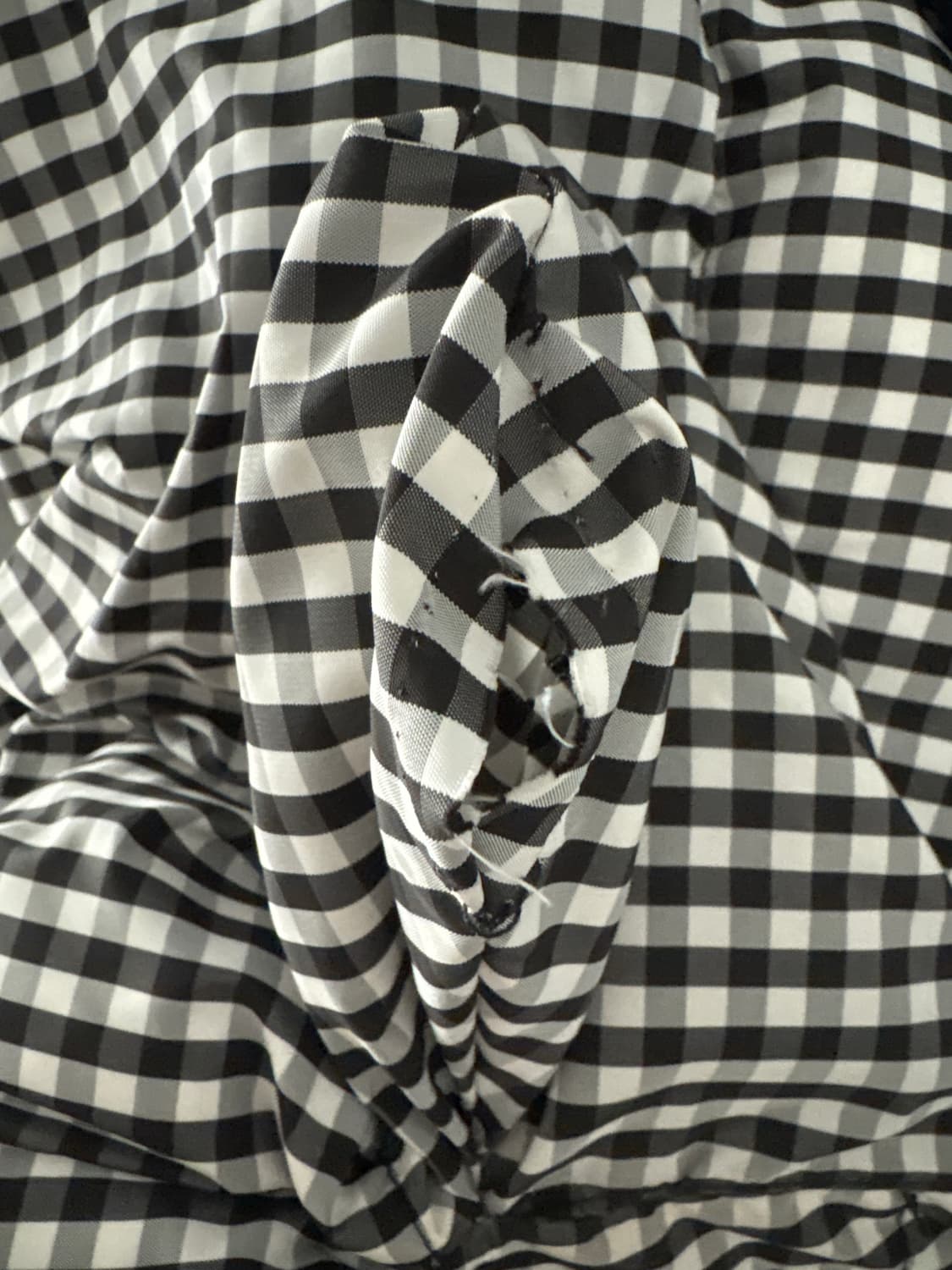 (VIN)빈티지 체크 빵빵 패딩 상품이미지3