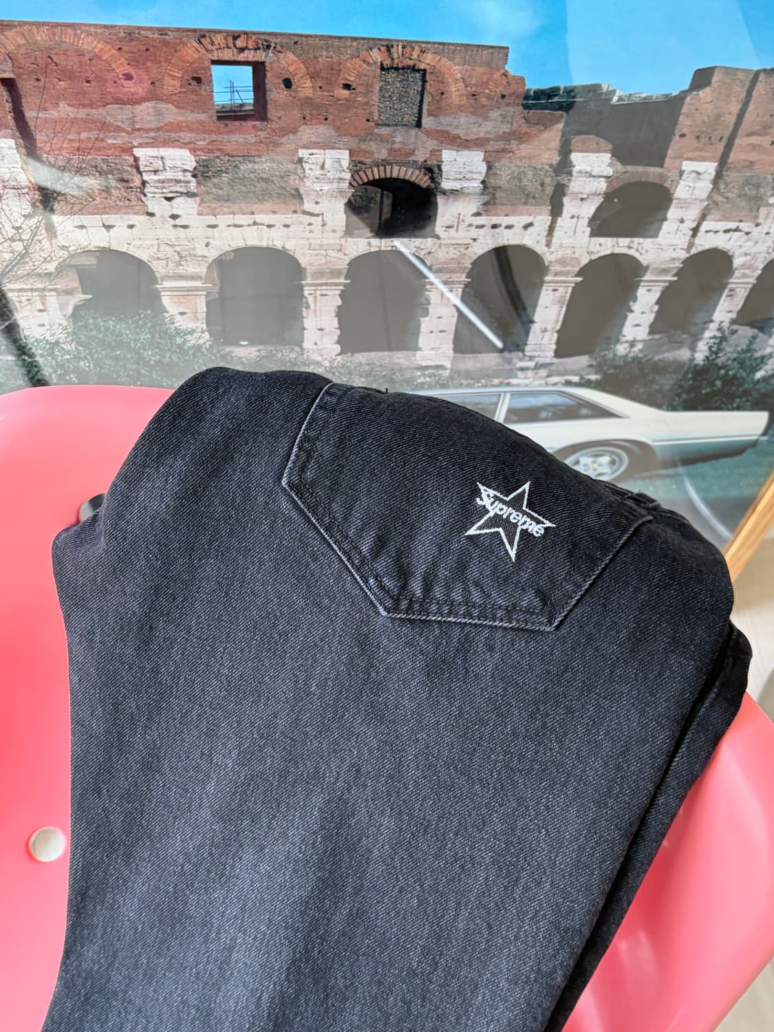 Supreme 슈프림 레귤러 데님 블랙 진 30 상품이미지1