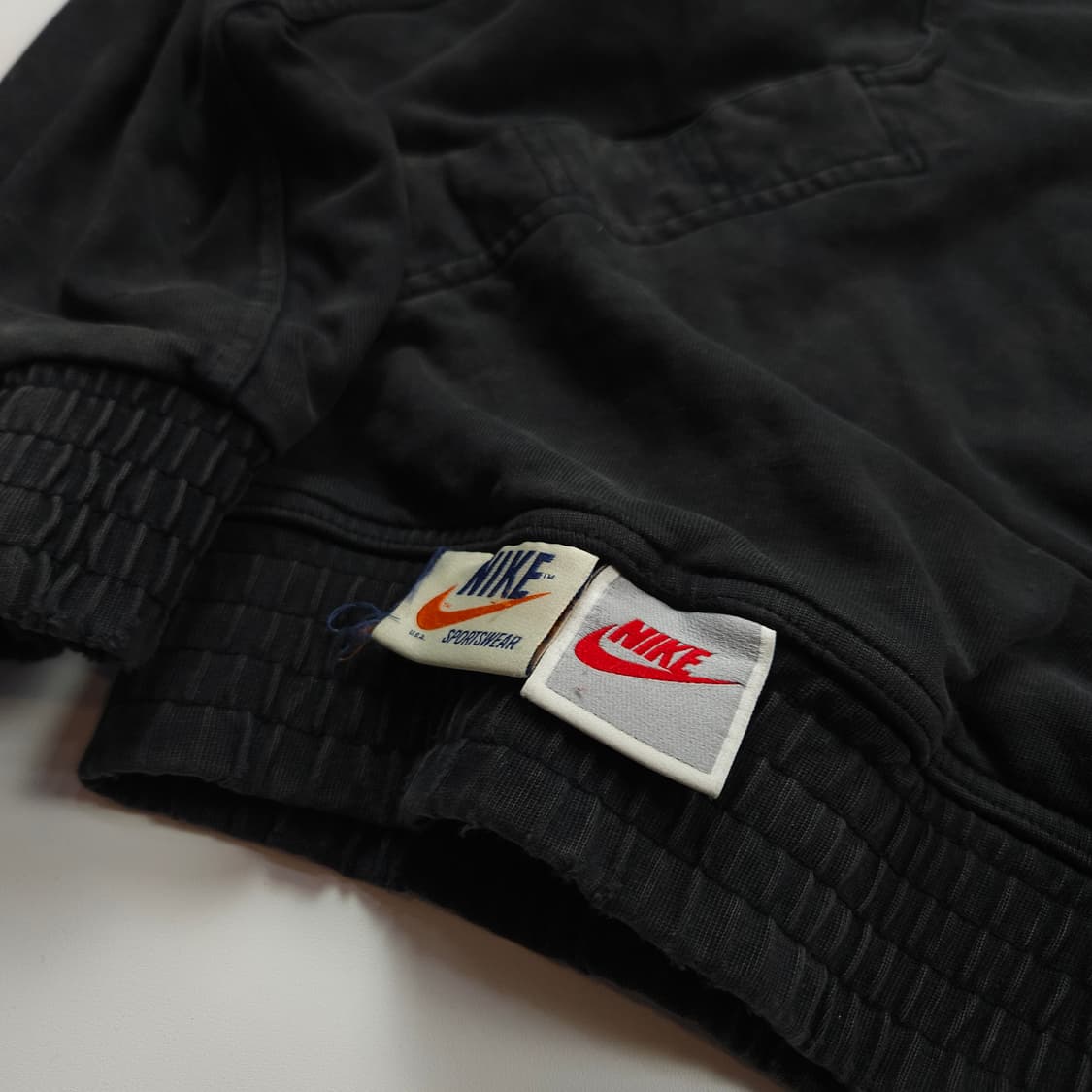 나이키 NSW 스우시 라벨 피그먼트 니트 집업 자켓(XL) 상품이미지4