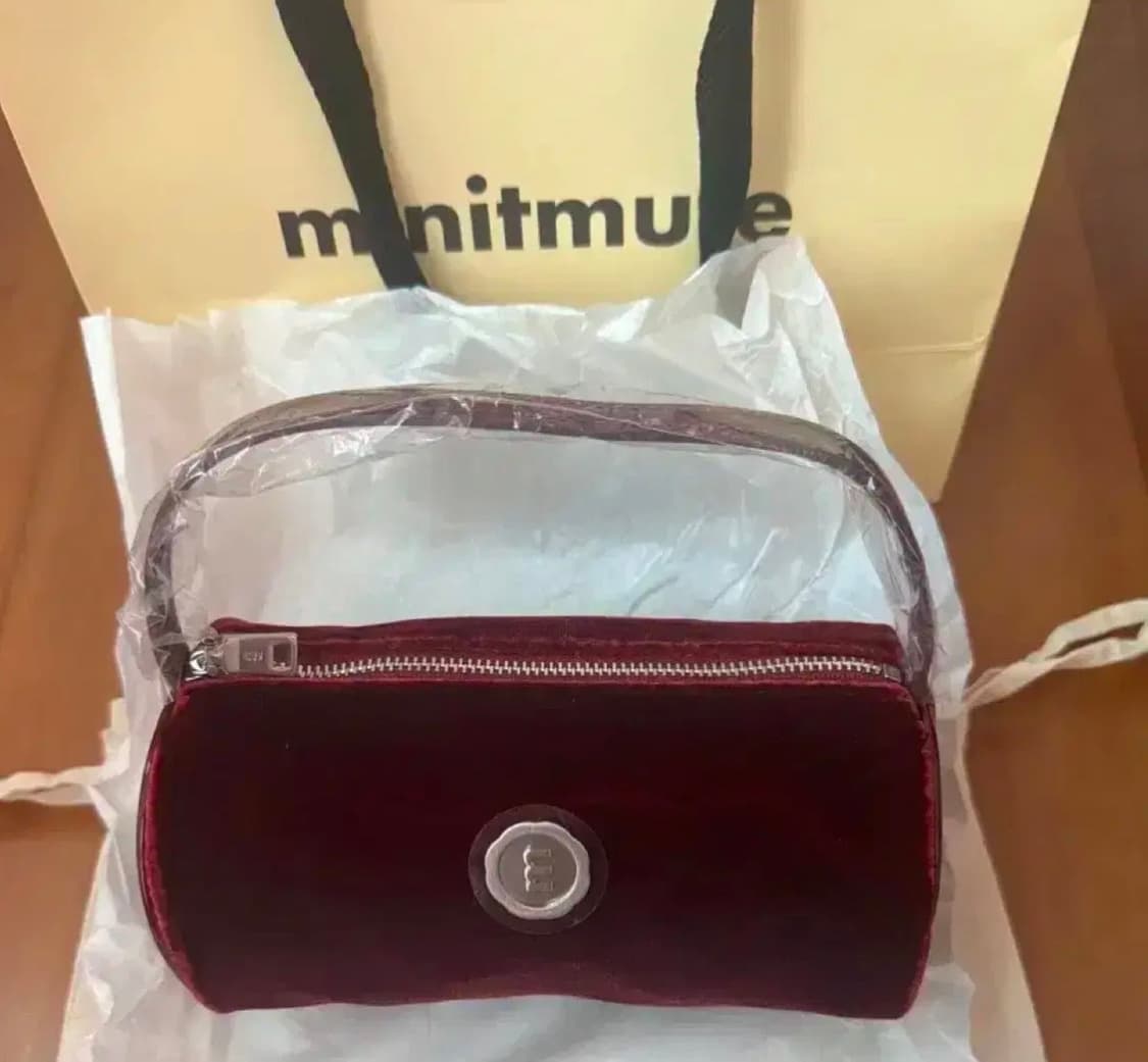 (+손거울)미닛뮤트 클로써클 와인 새상품 상품이미지1