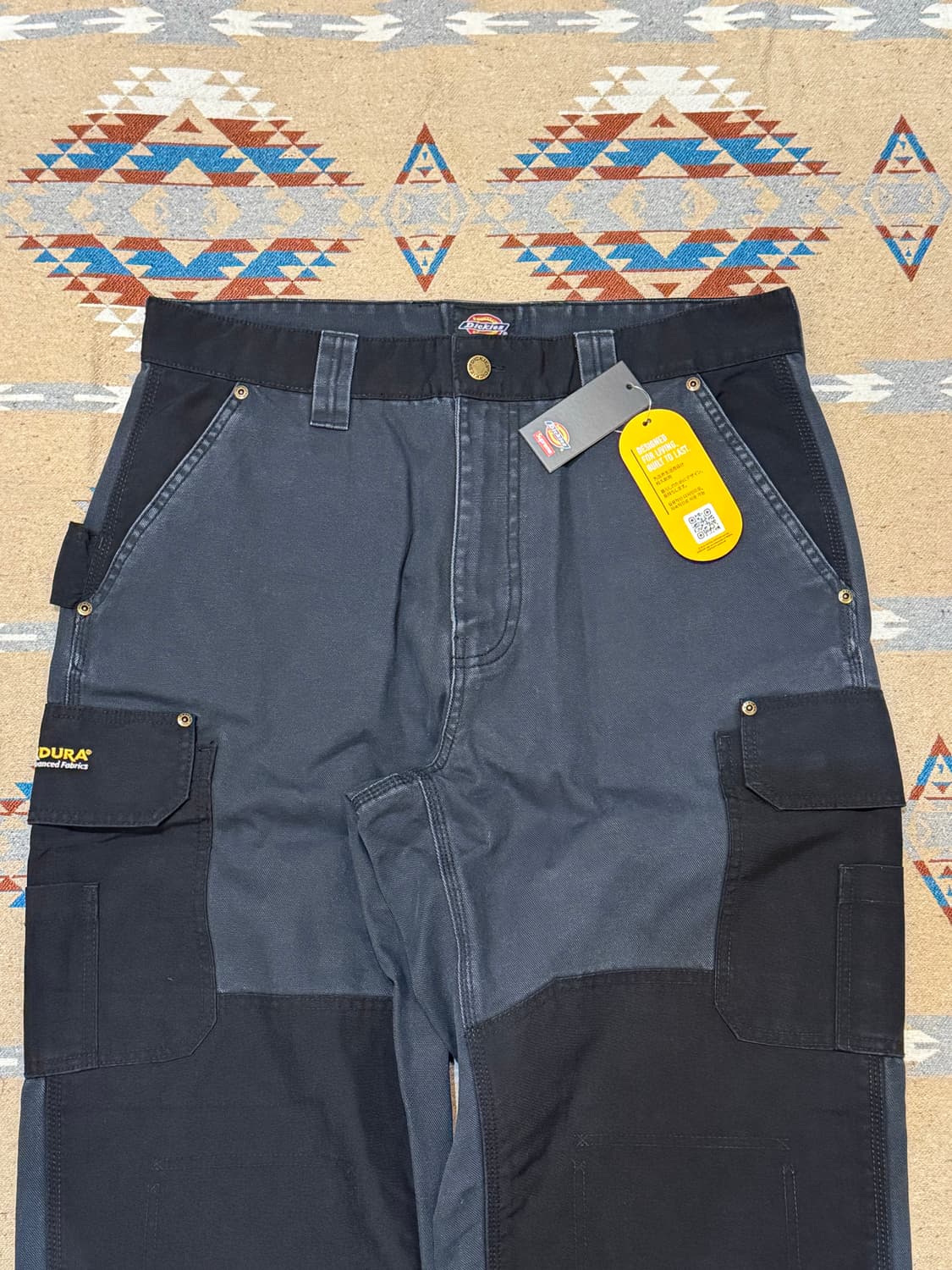 [34] 슈프림 x 디키즈 코듀라 카고 팬츠 블랙  상품이미지4