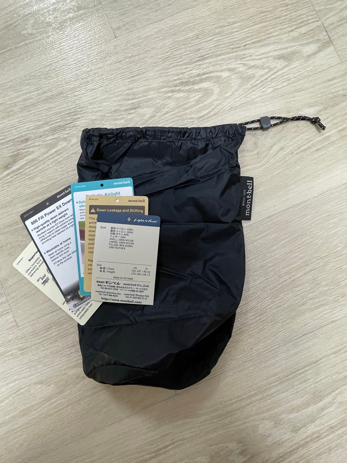 몽벨 슈페리어 다운 파카 블랙 상품이미지5