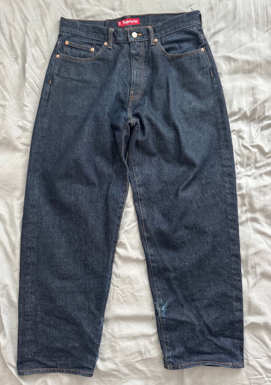 슈프림 셀비지 데님 배기진 32 상품이미지2