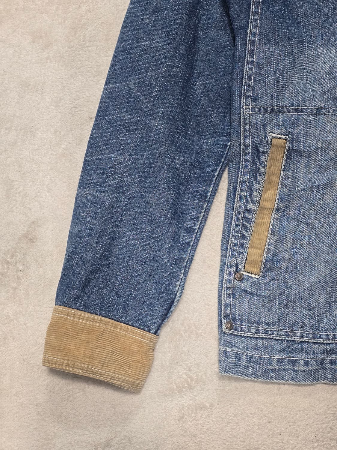 타케오키쿠치 스웨이드 데님 자켓 4 상품이미지3