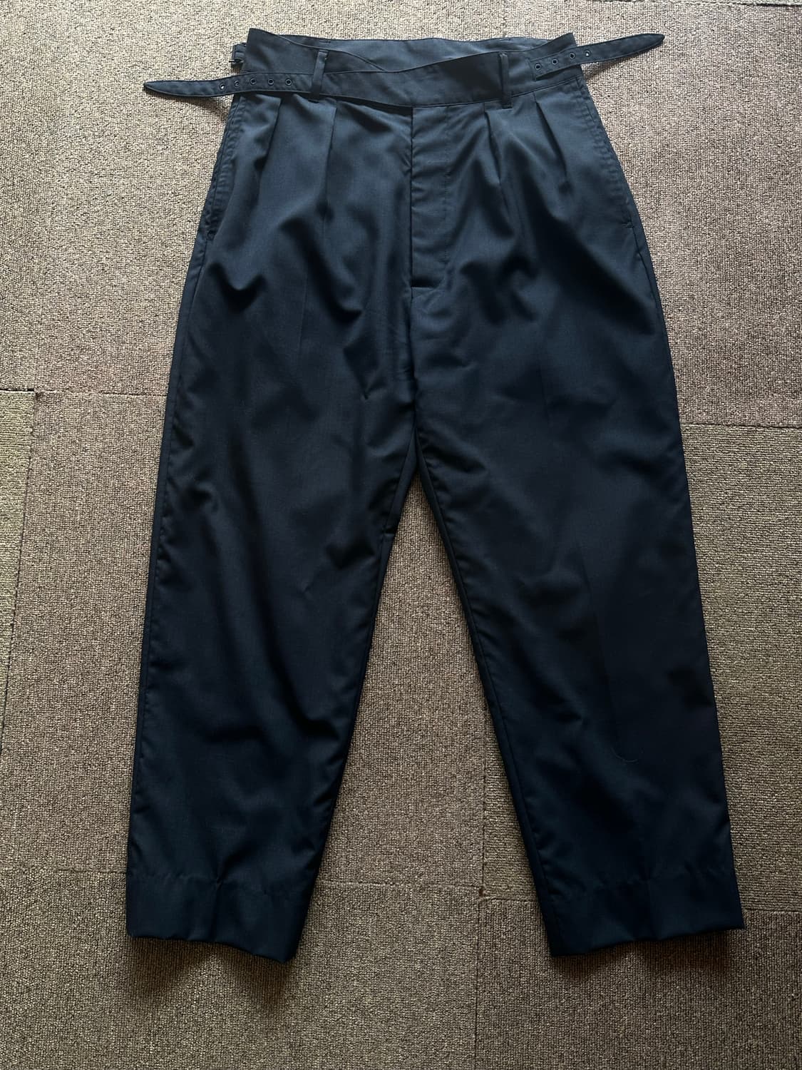 [38,30] 캡틴선샤인 워셔블 트로피컬울 셋업 (탑 네이비) 상품이미지8