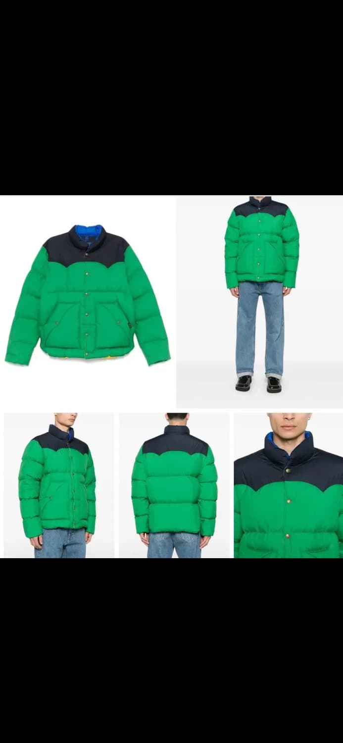 랄프로렌 폴로 컬러블록 웨스턴 다운 자켓 XL 상품이미지9