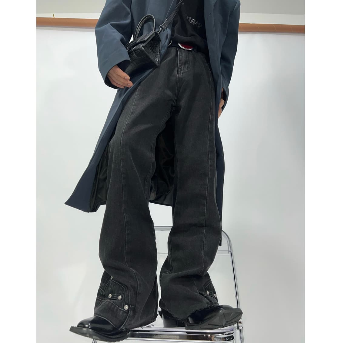 플레어 오퍼지션 포켓 팬츠 상품이미지1