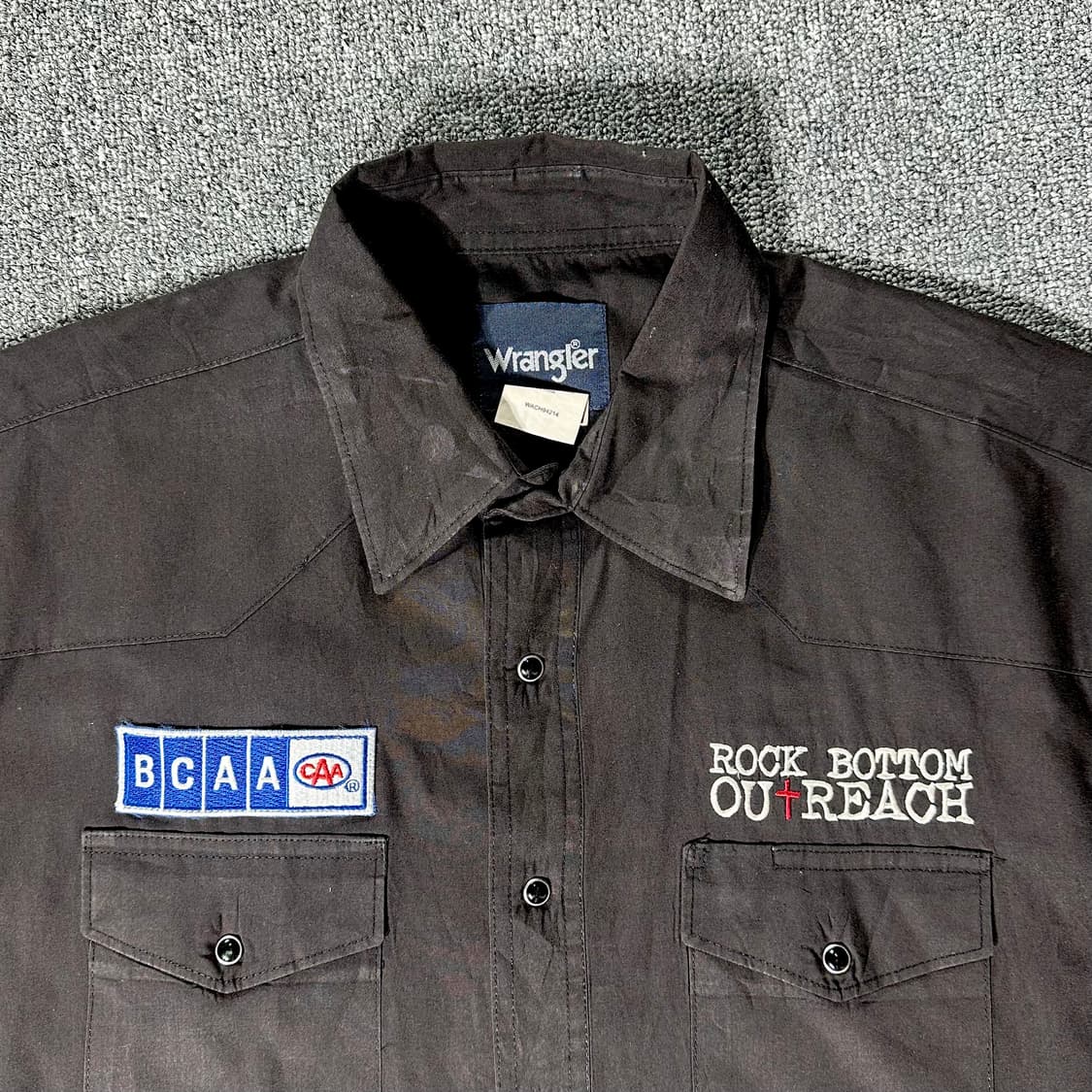 WRANGLER 랭글러 하프셔츠 블랙(L/old-7584) 상품이미지2