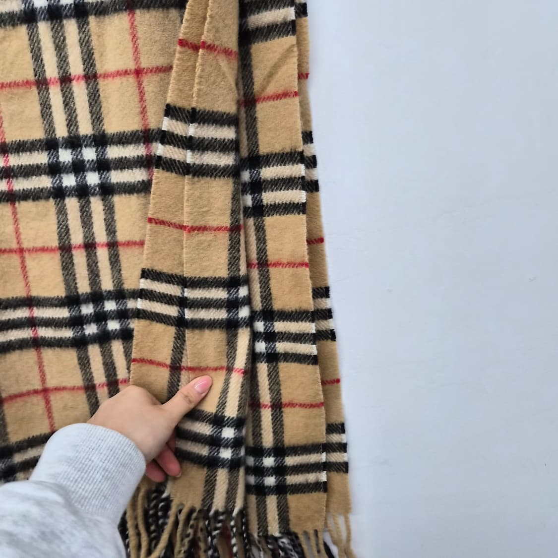 버버리 클래식 체크 머플러 상품이미지6