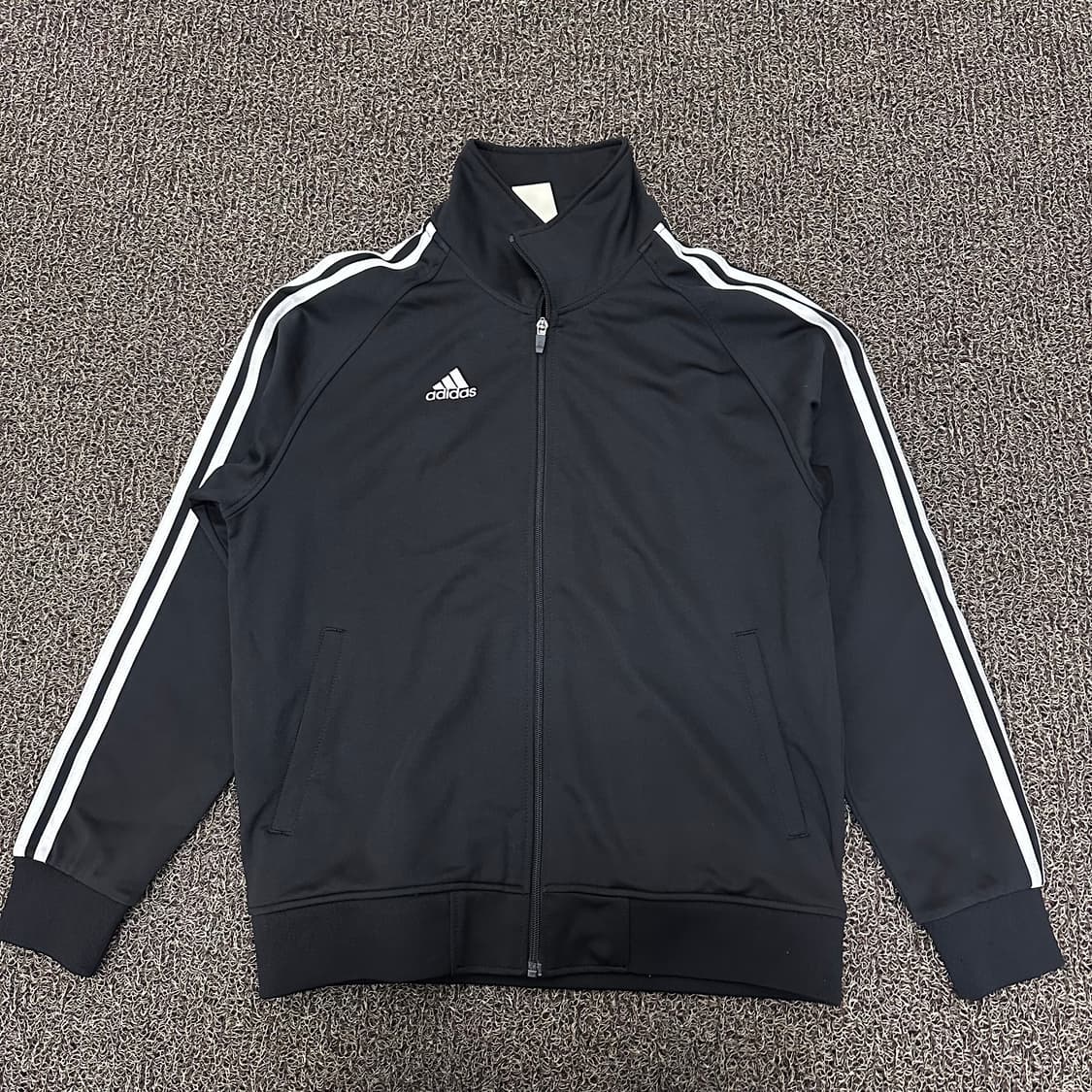 아디다스 삼선 트레이닝 집업 져지 블랙 100(L) 상품이미지1