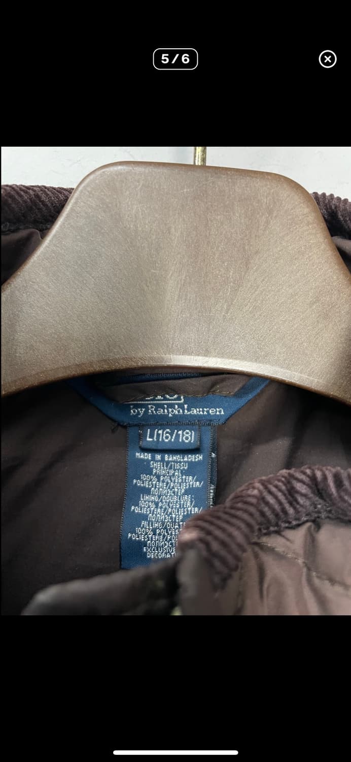 폴로랄프로렌 브라운 퀄팅 자켓 A3050 상품이미지5