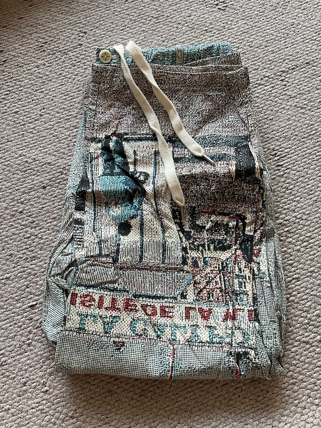 [L] 애프터프레이 X 무난 프린티드 팬츠 판매합니다 상품이미지1